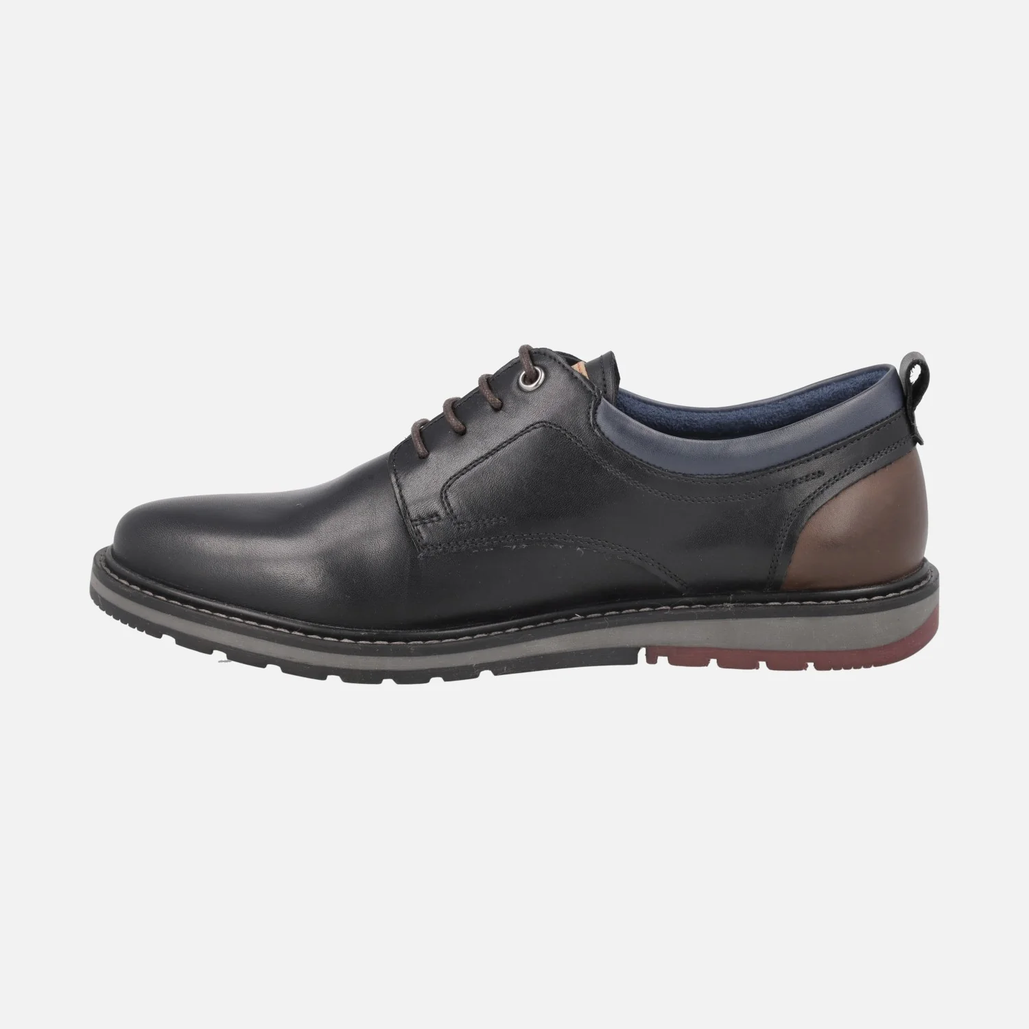 Zapatos de piel con cordones estilo casual Berna M9J-4183 - Image 4
