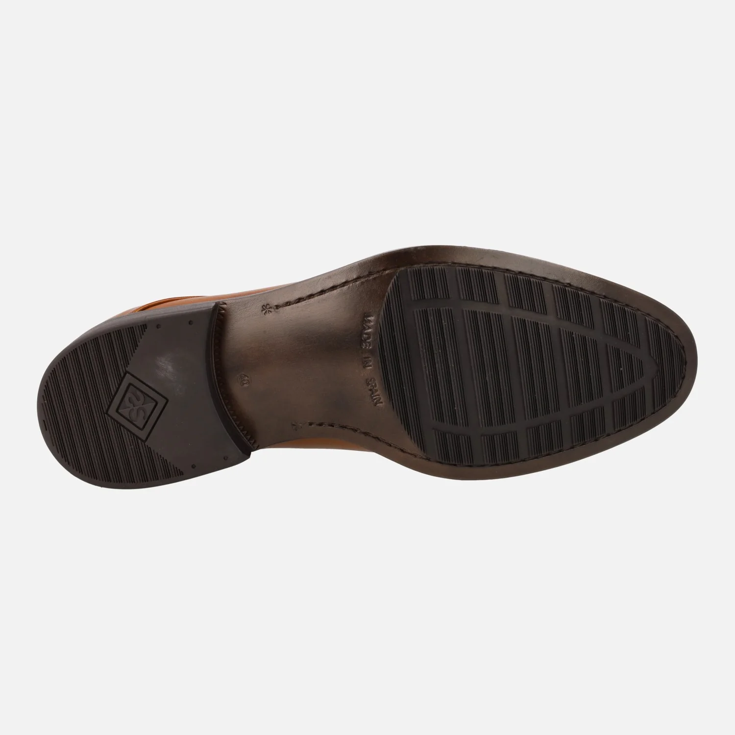 Zapatos de piel con cordones y elásticos para hombre - Image 10