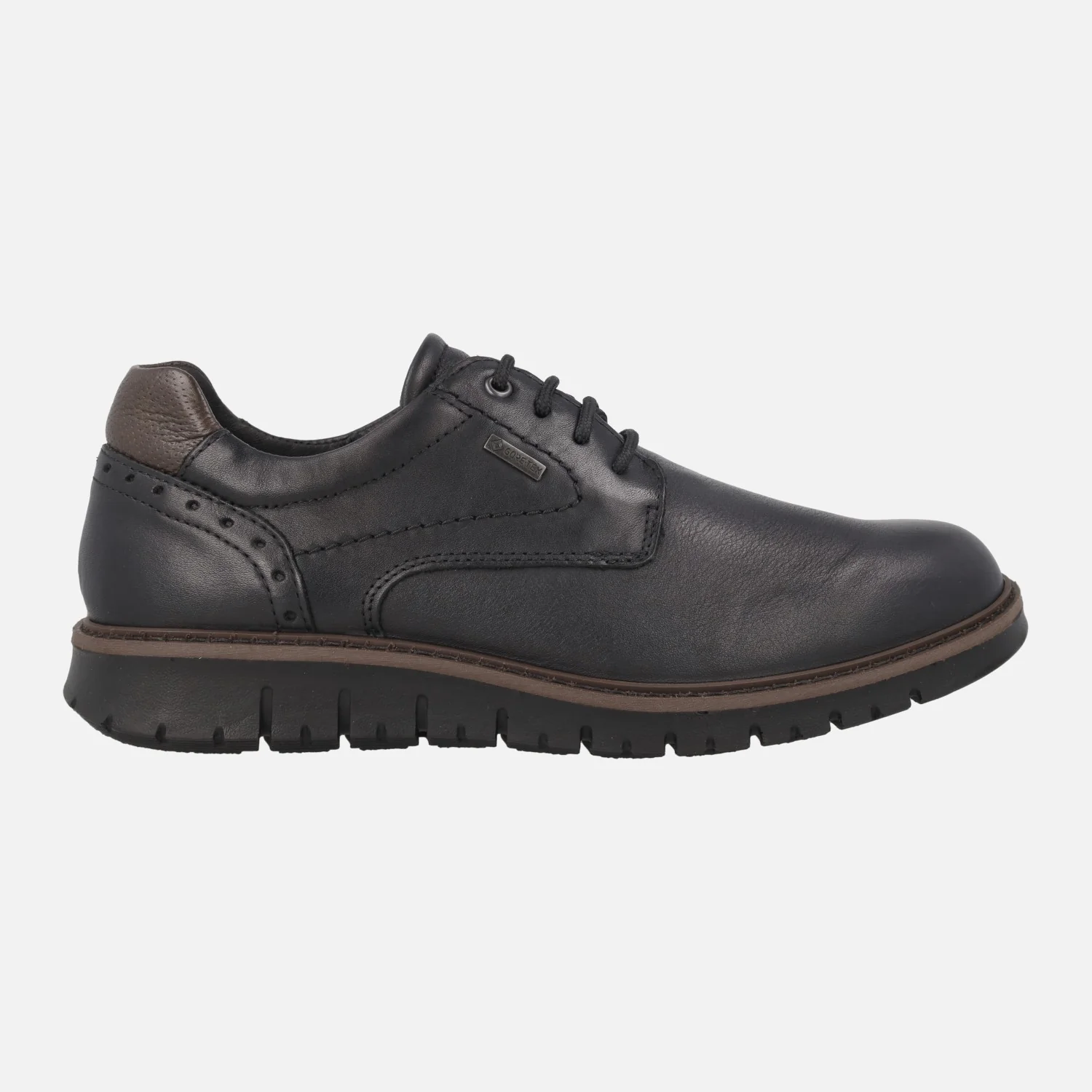 Zapatos de piel con cordones y membrana Gore tex