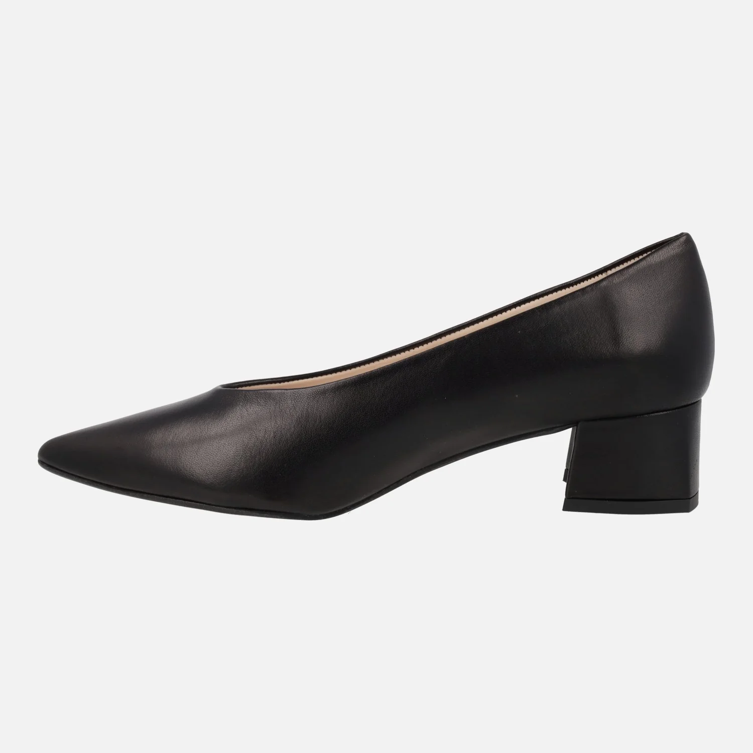 Zapatos de piel corte salón con tacones bajos Ingrid - Image 8
