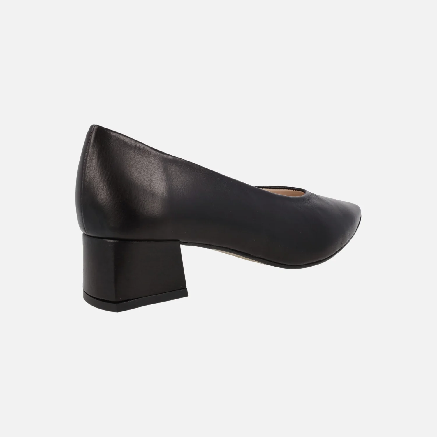 Zapatos de piel corte salón con tacones bajos Ingrid - Image 9