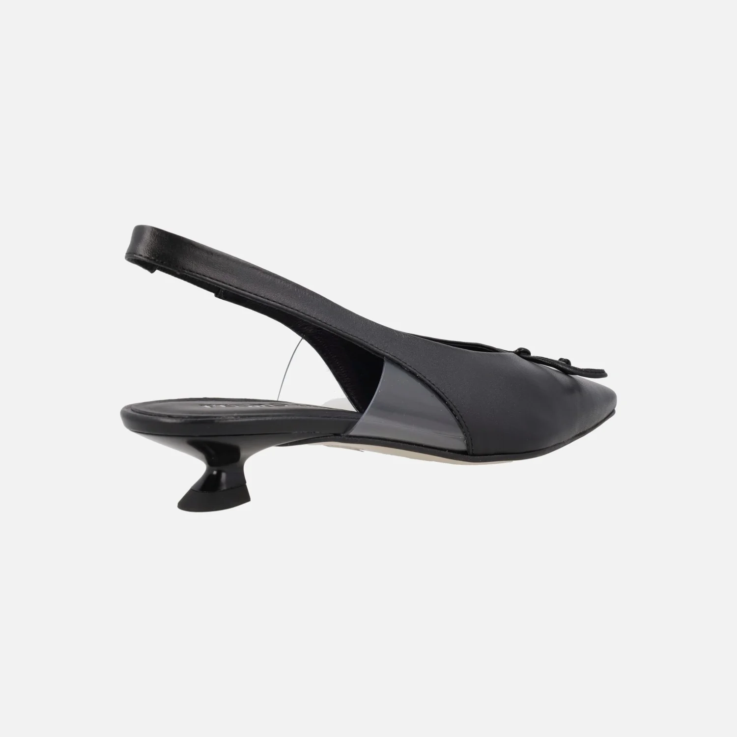 Zapatos de piel destalonados con adorno de lazo - Image 8