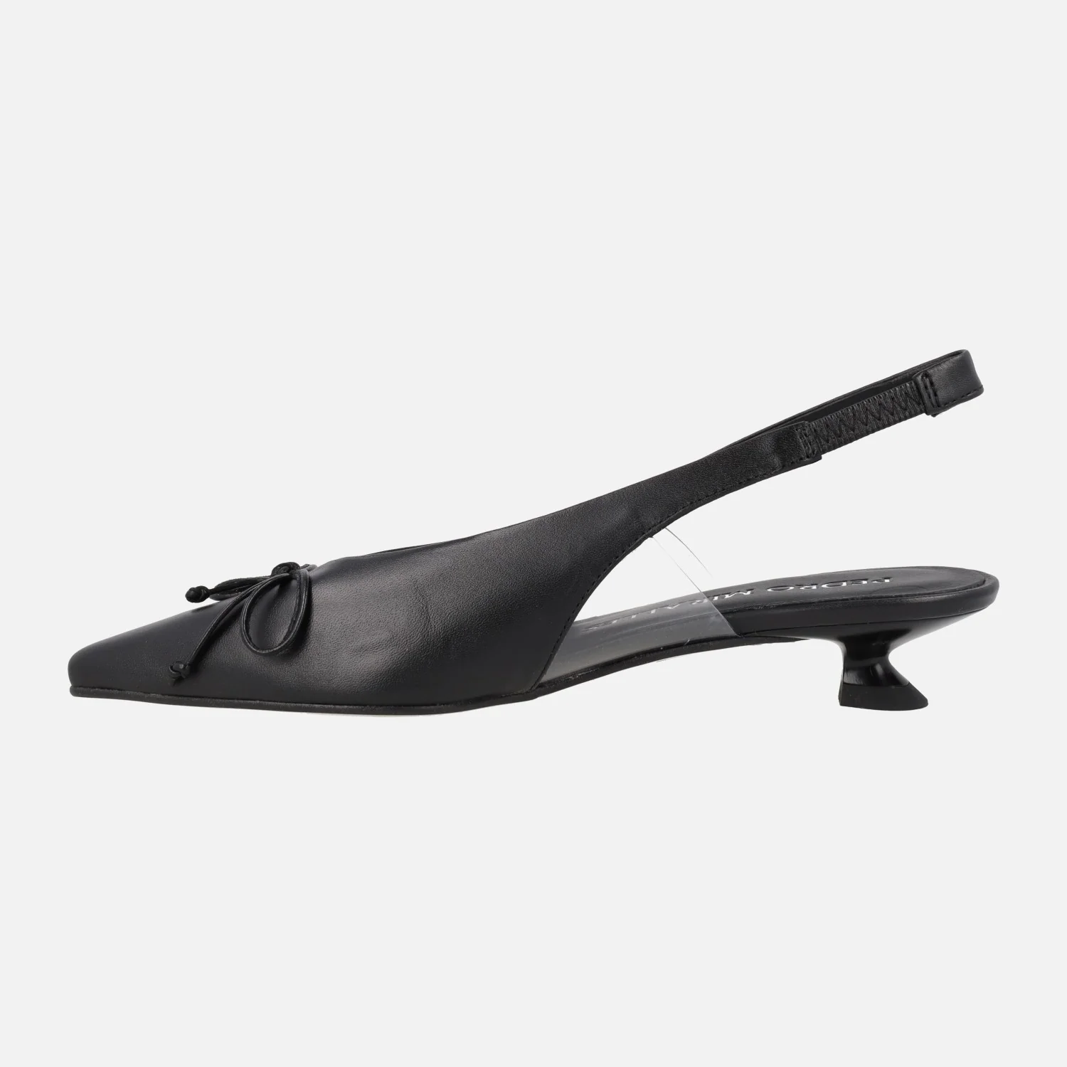 Zapatos de piel destalonados con adorno de lazo - Image 9