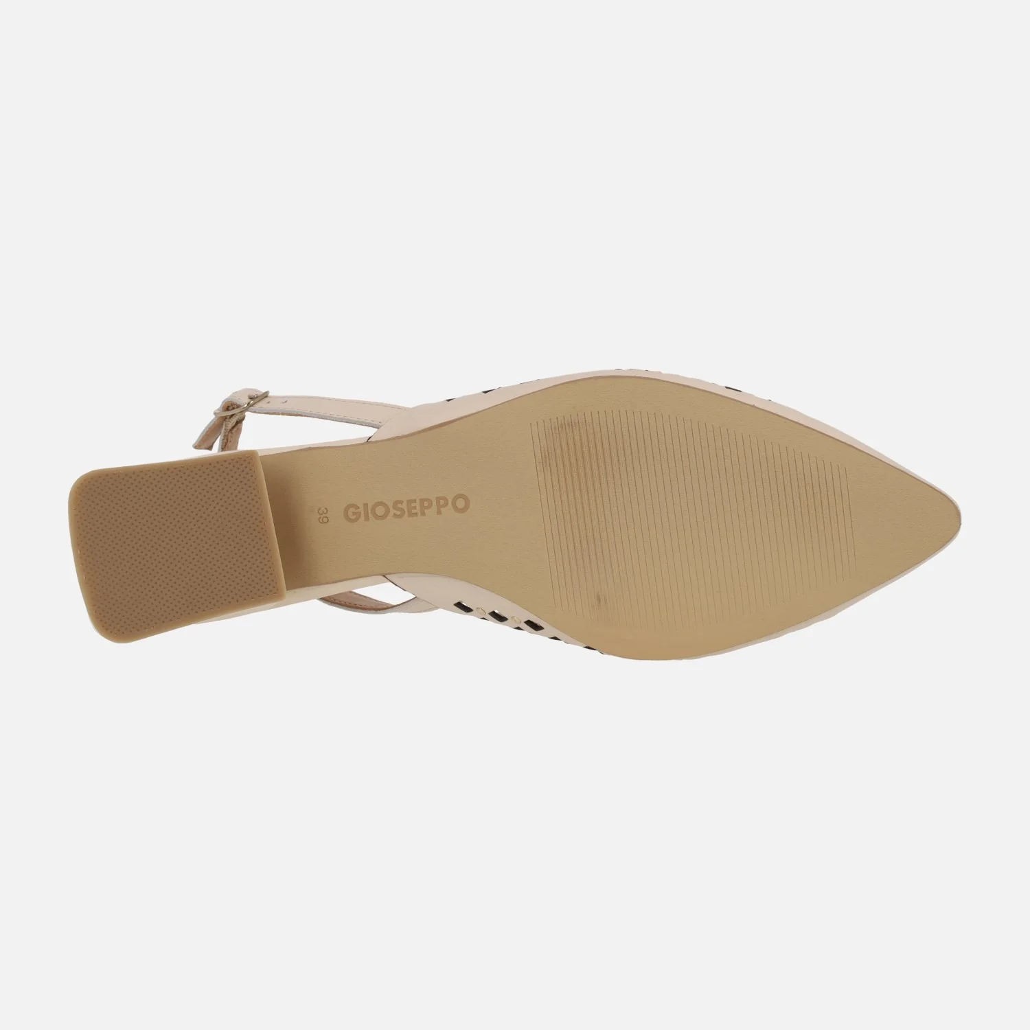 Zapatos de piel destalonados con calados y tachas Lagos - Image 12