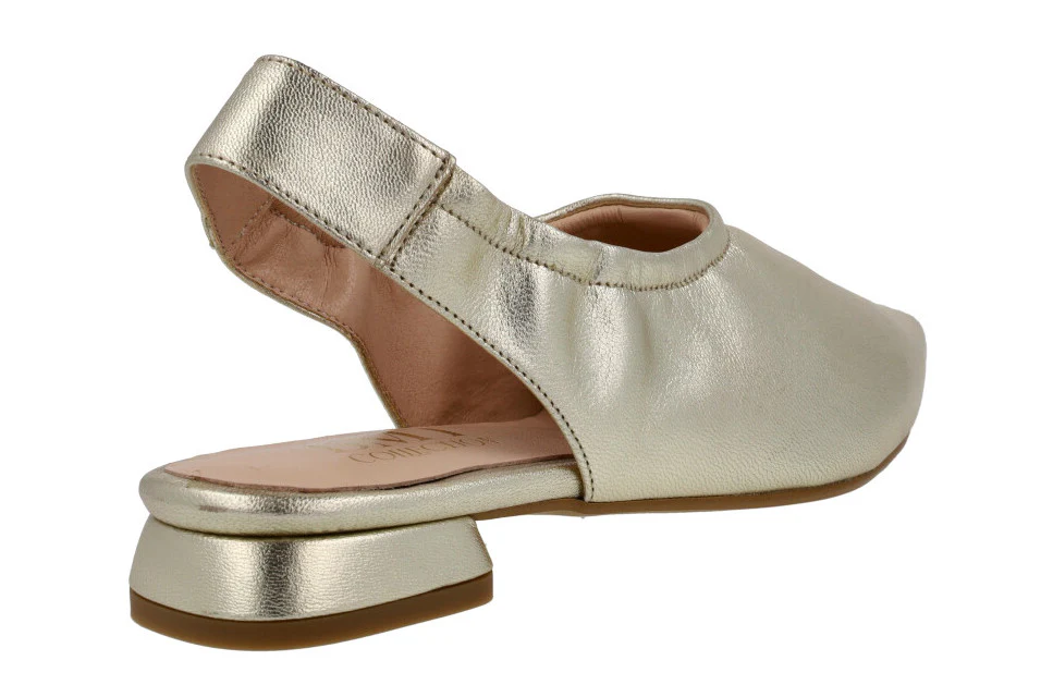 Zapatos de piel destalonados con tacón bajo forrado - Image 14