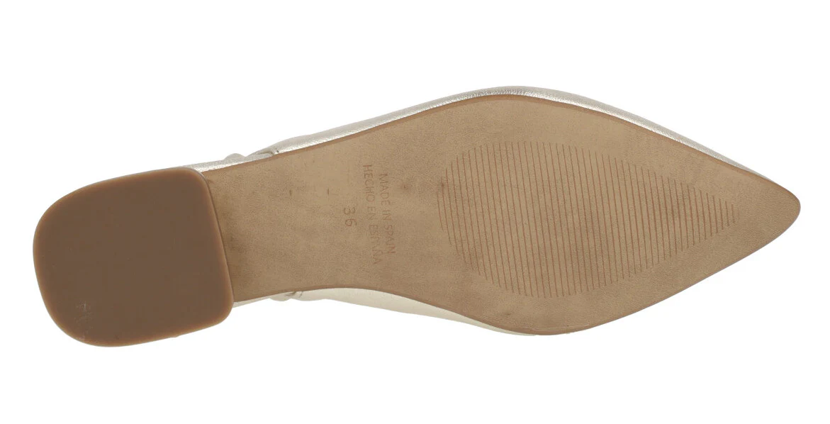 Zapatos de piel destalonados con tacón bajo forrado - Image 15