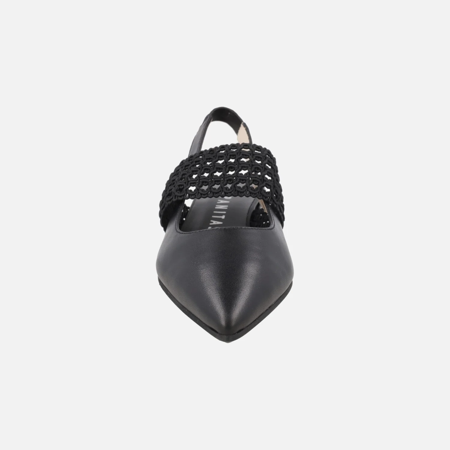 Zapatos de piel destalonados Lila con banda elástica - Image 5