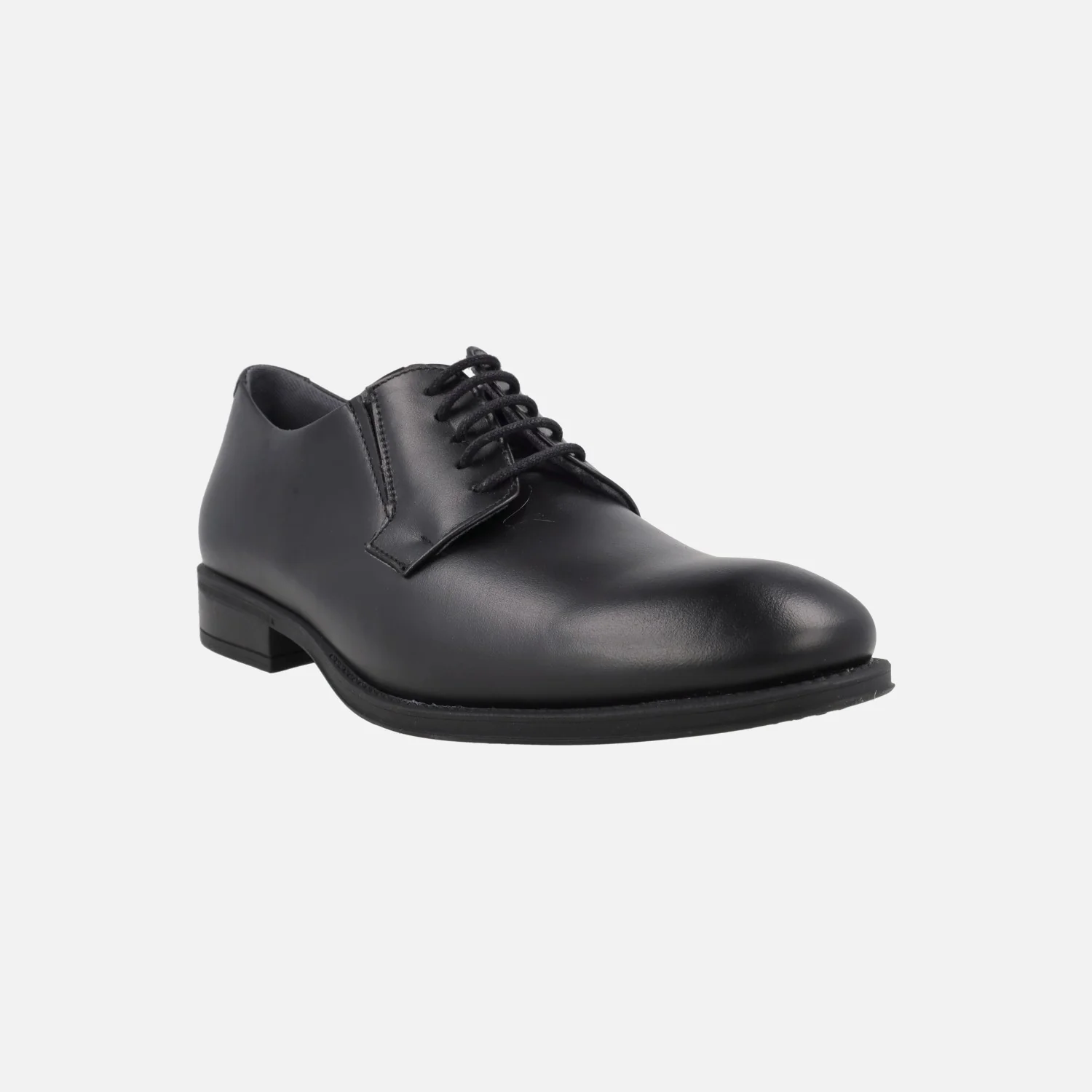 Zapatos de piel estilo blucher para hombre con elásticos laterales - Image 2