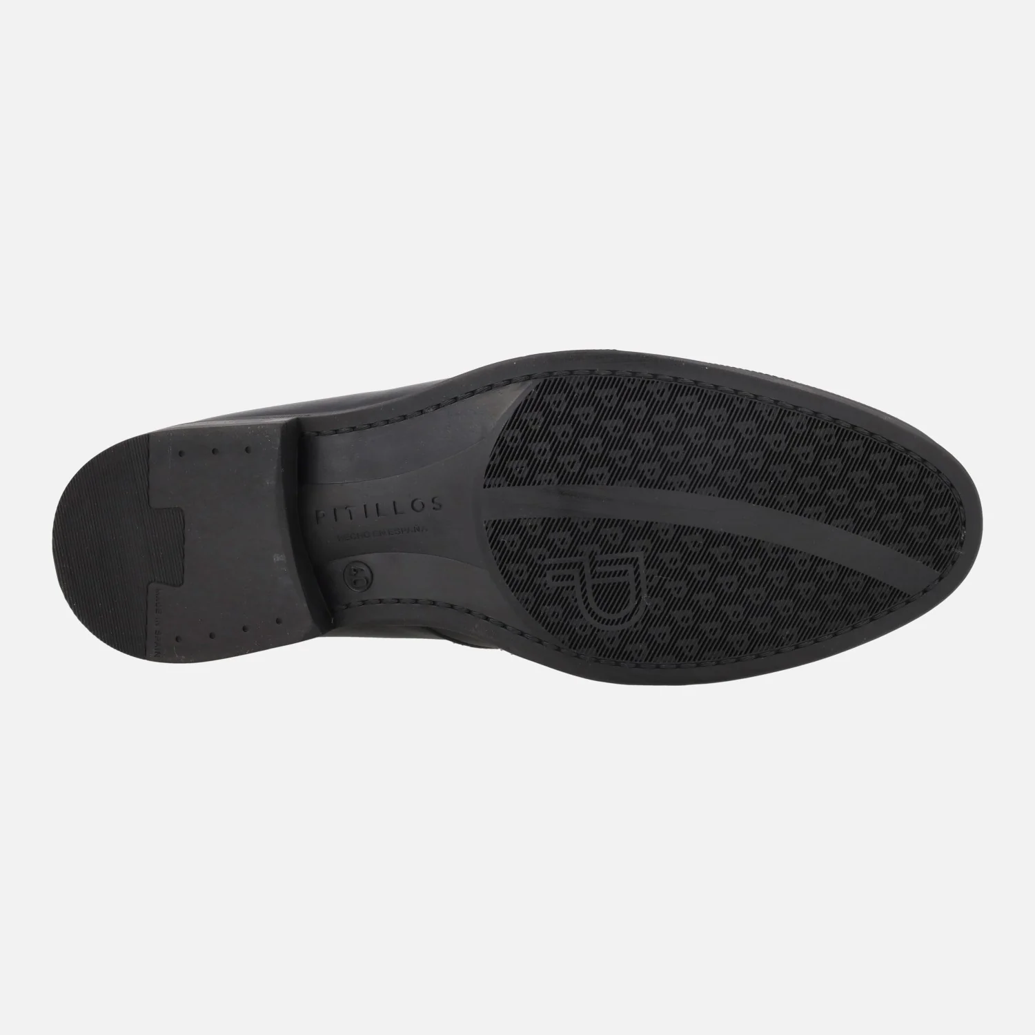 Zapatos de piel estilo blucher para hombre con elásticos laterales - Image 6