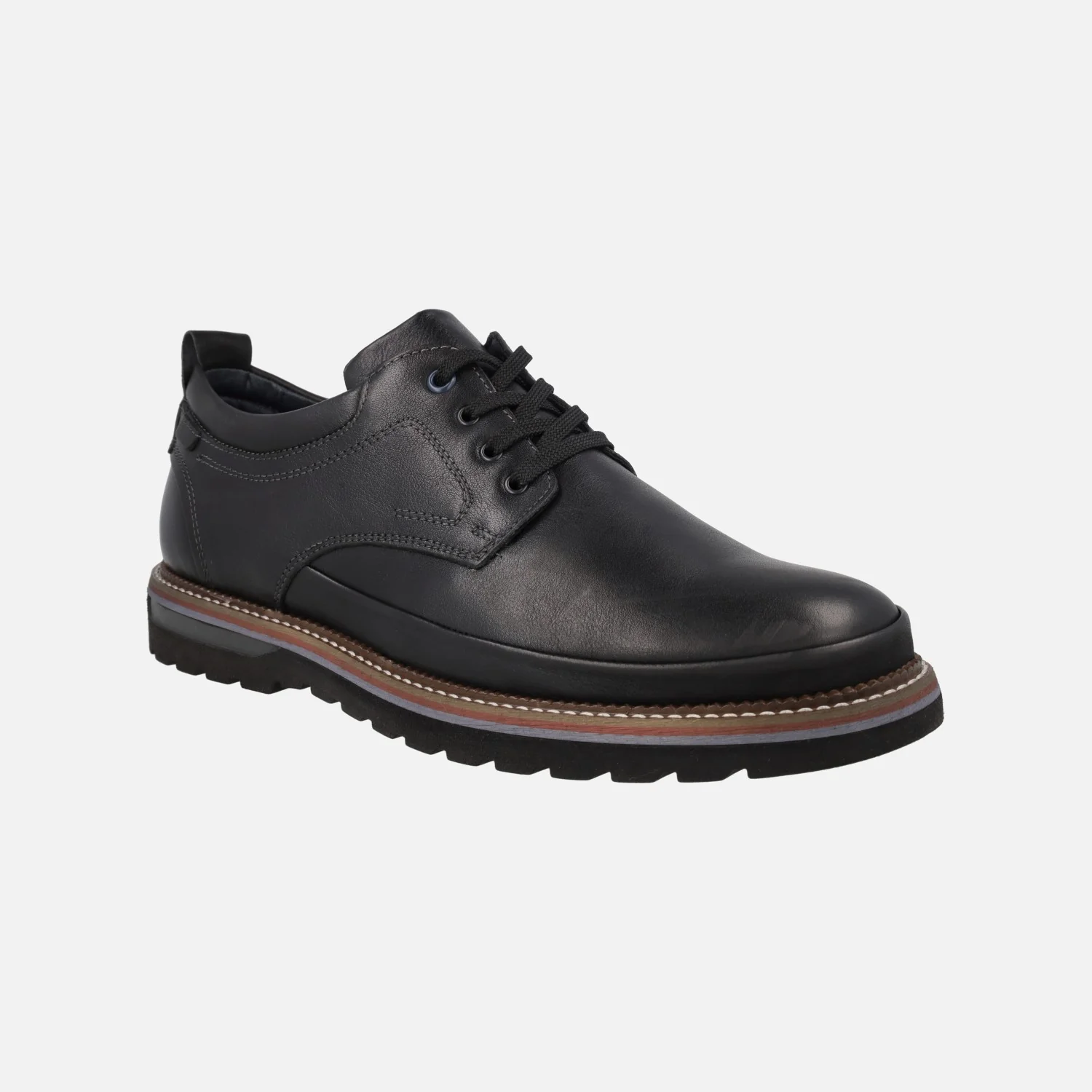 Zapatos de piel estilo casual con cierre de cordones - Image 2