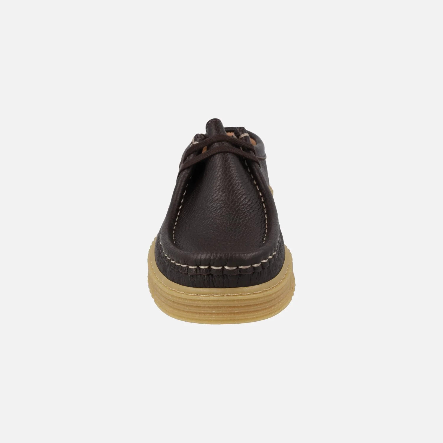 Zapatos de piel estilo wallabee para hombre modelo Moth - Image 11