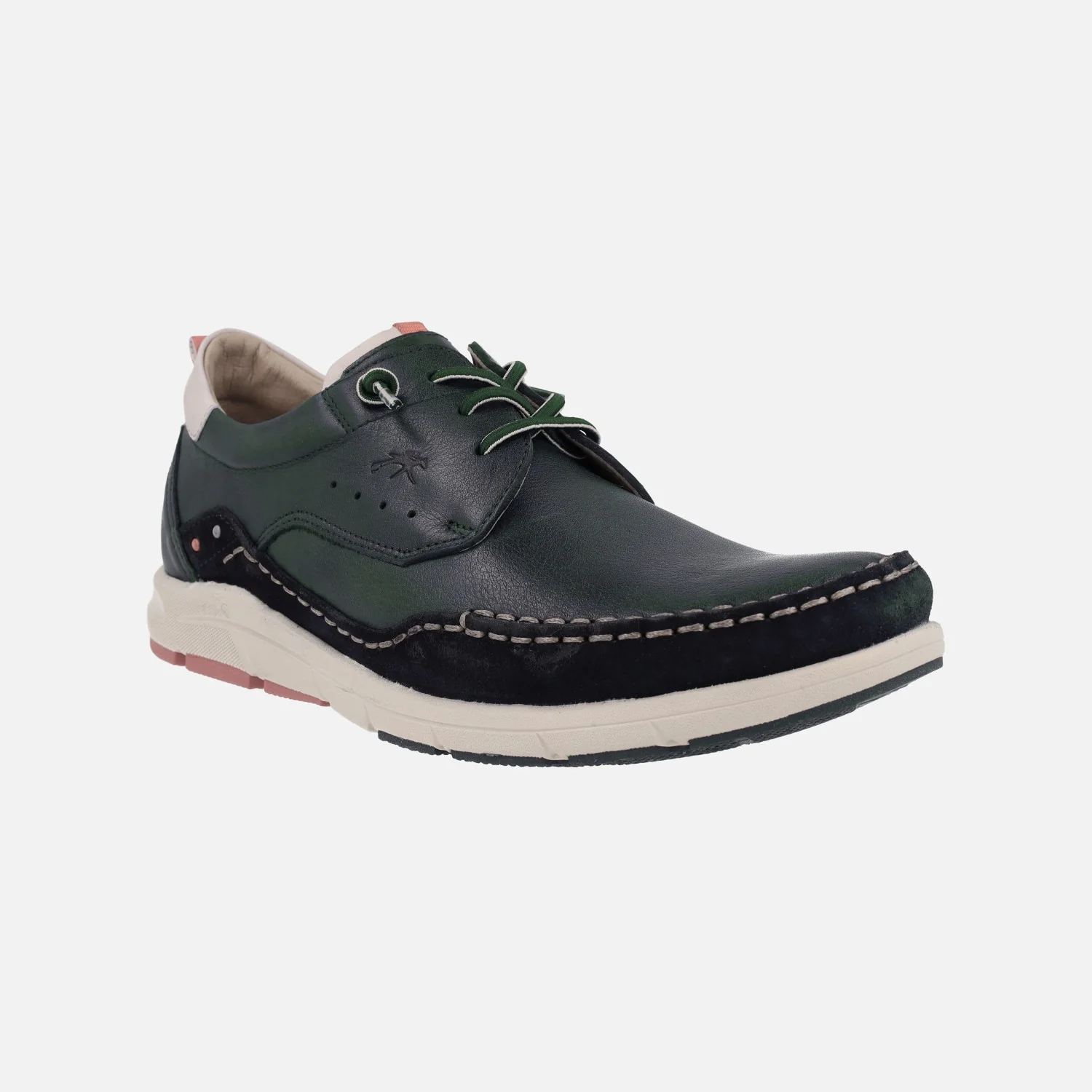 Zapatos de piel Kai con cordones elásticos - Image 2
