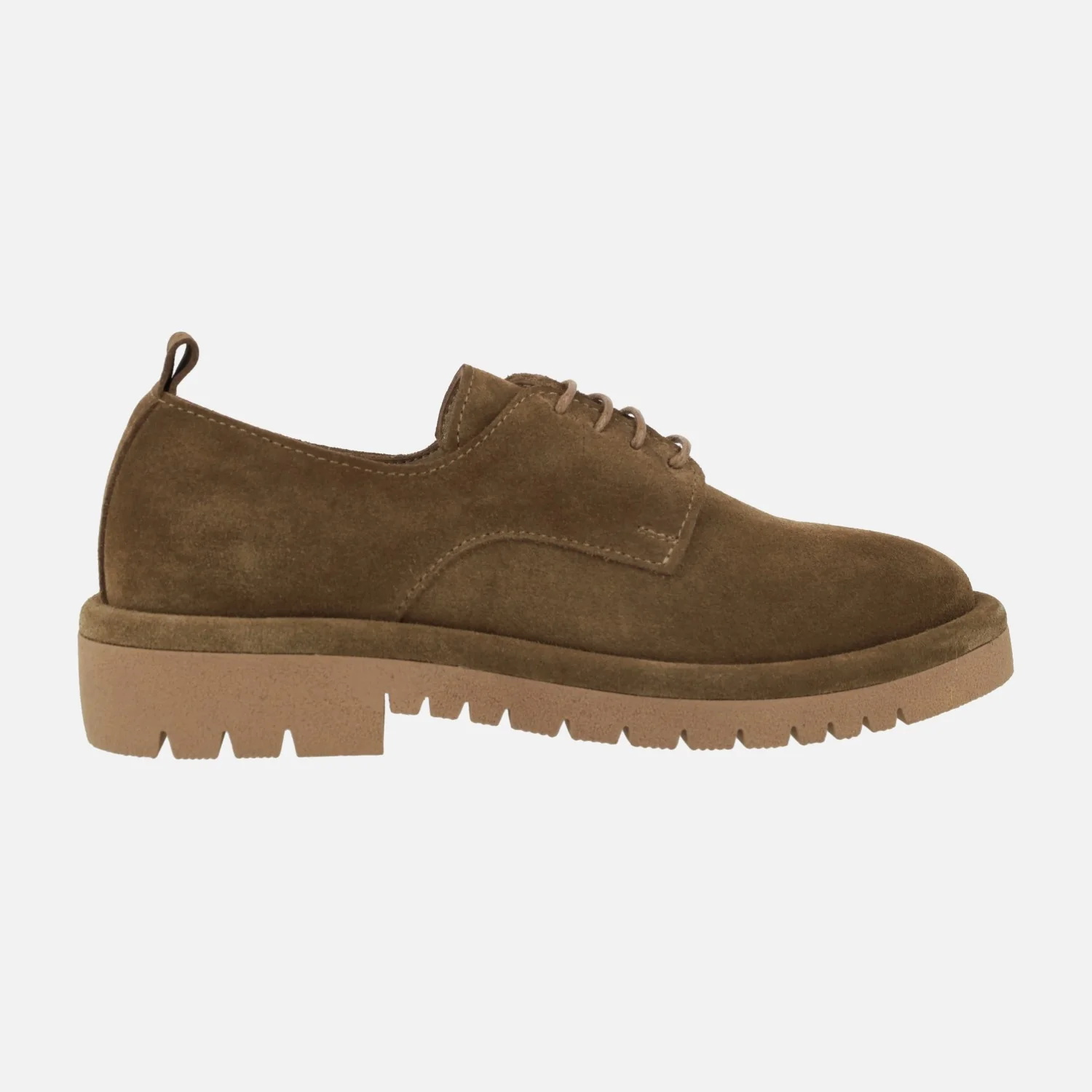 Zapatos de piel serraje con cordones para mujer - Image 6