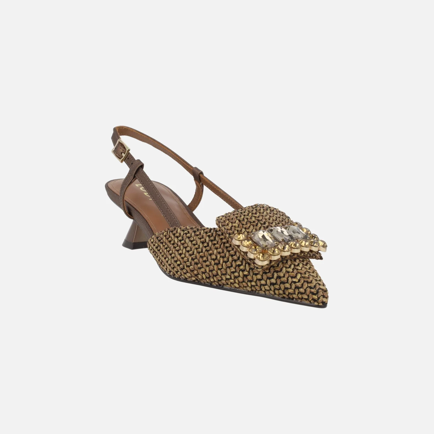 Zapatos de salón destalonados con adorno de pedrería A-CASIOPEA - Image 2
