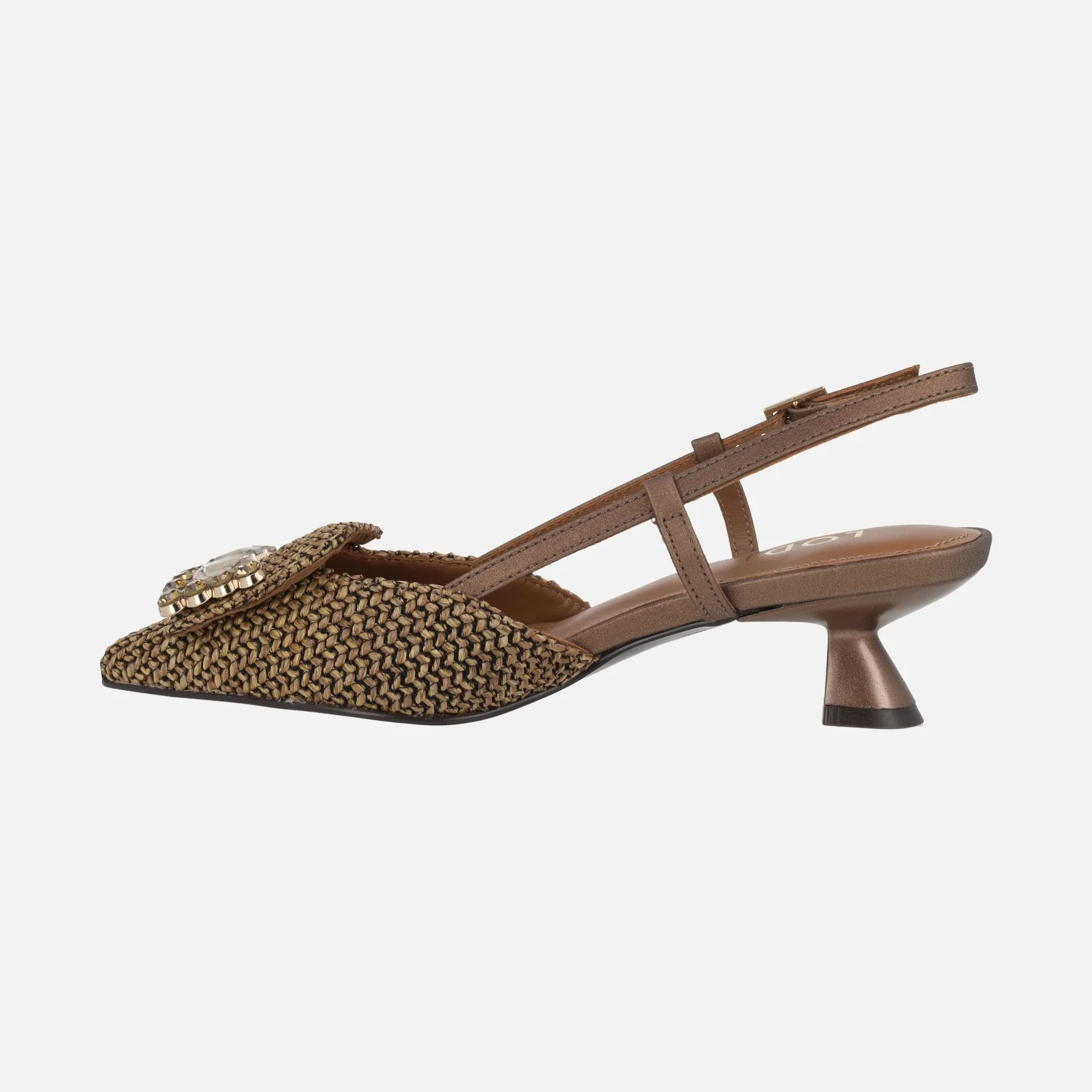 Zapatos de salón destalonados con adorno de pedrería A-CASIOPEA - Image 3
