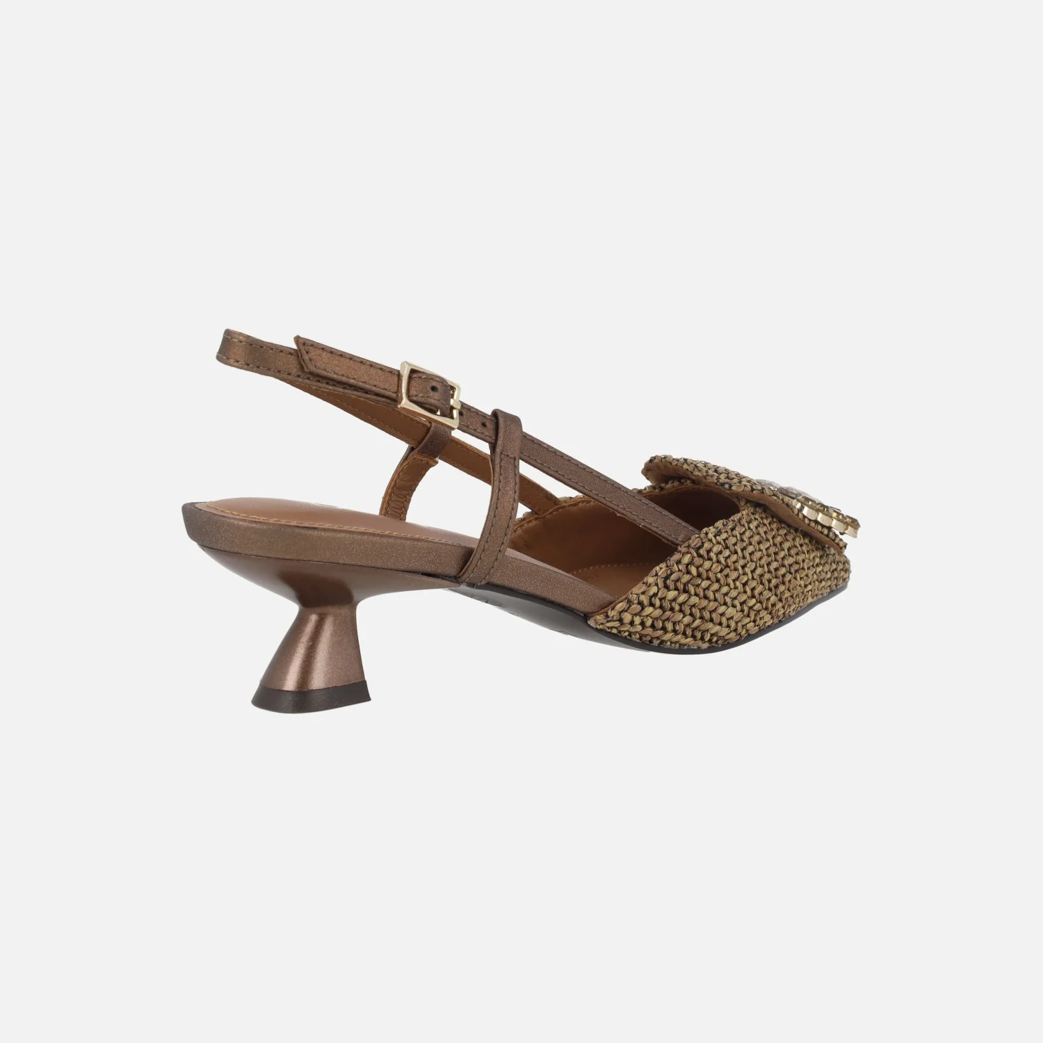 Zapatos de salón destalonados con adorno de pedrería A-CASIOPEA - Image 4