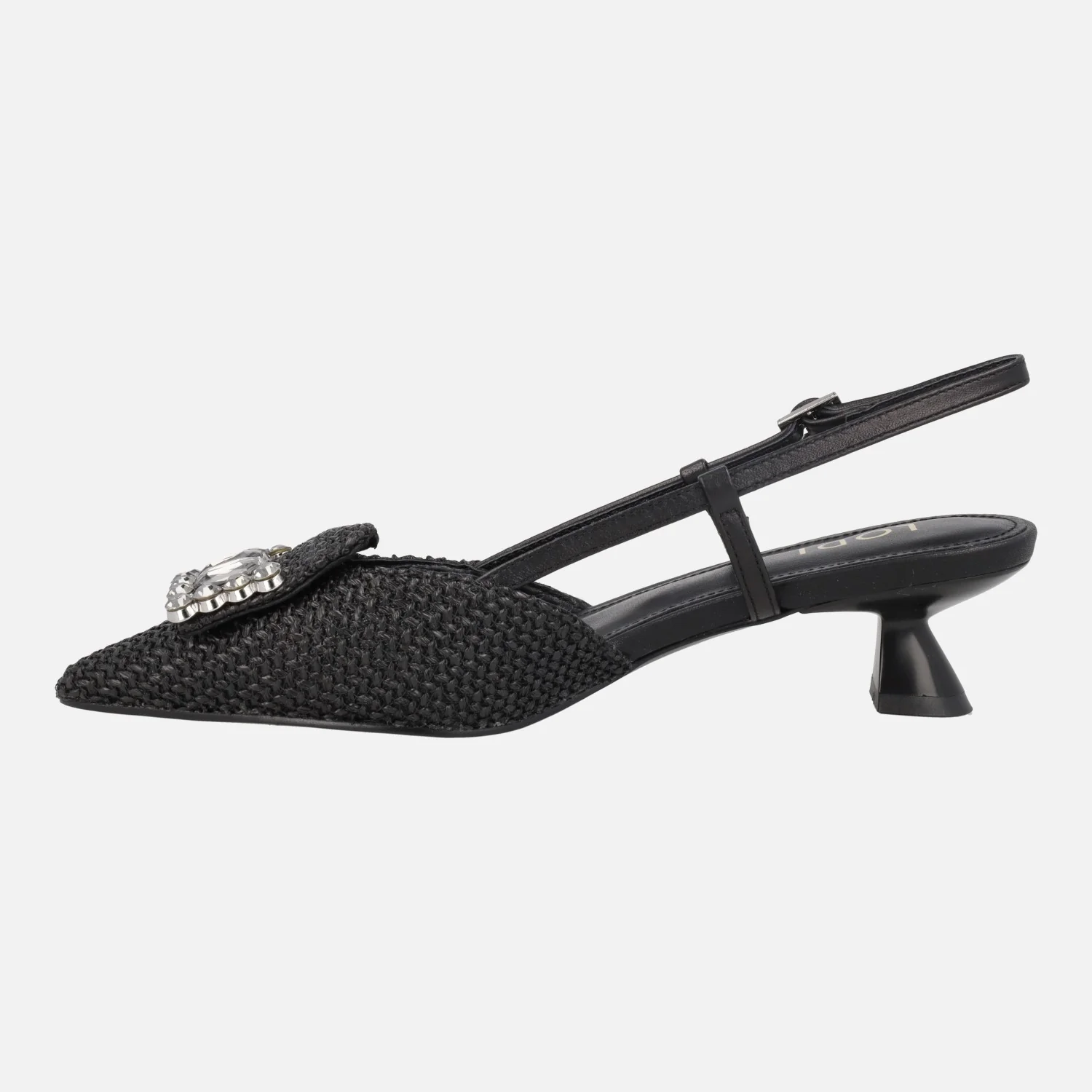 Zapatos de salón destalonados con adorno de pedrería A-CASIOPEA - Image 9
