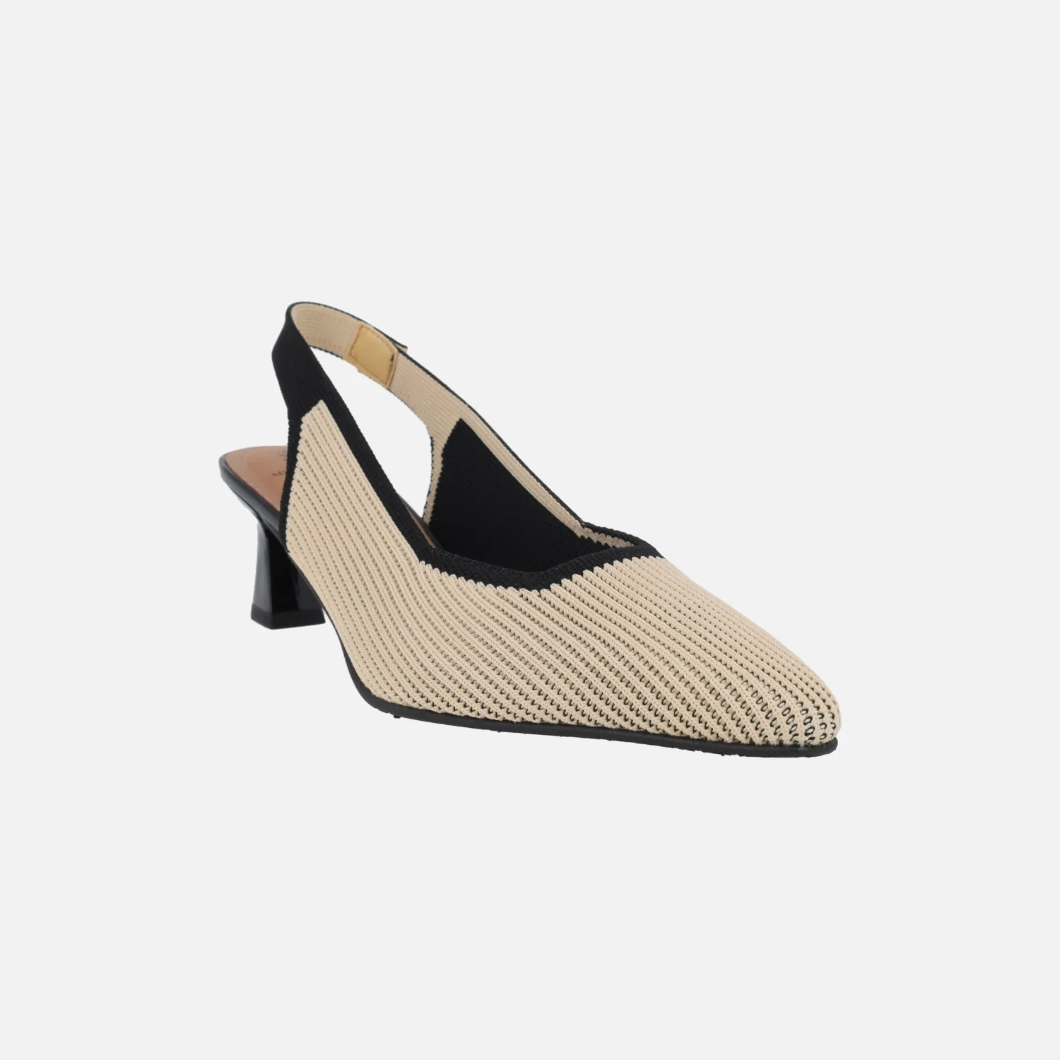Zapatos de salón destalonados en combinado bicolor - Image 8