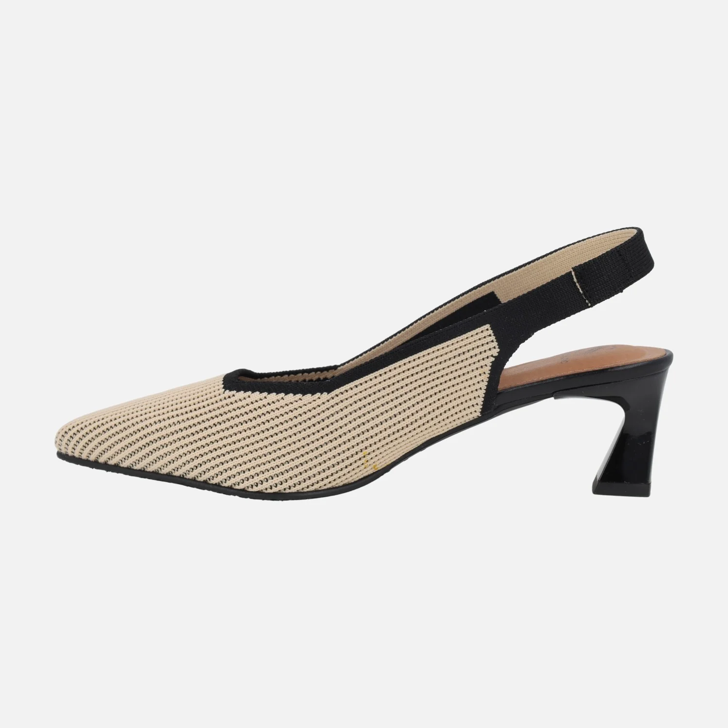 Zapatos de salón destalonados en combinado bicolor - Image 9