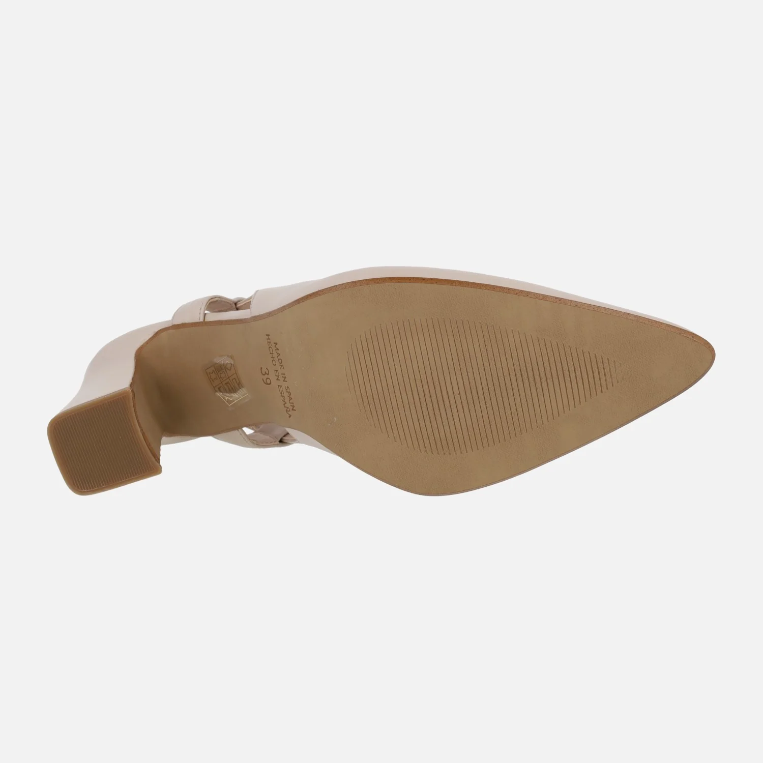 Zapatos de salón destalonados en piel lisa con tacón alto - Image 12