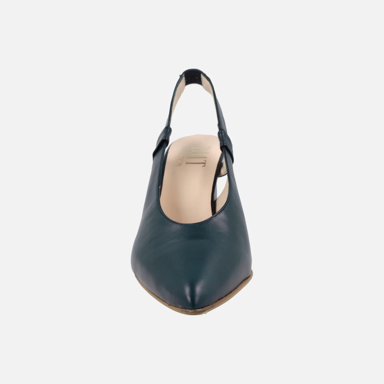 Zapatos de salón destalonados en piel lisa con tacón alto - Image 5