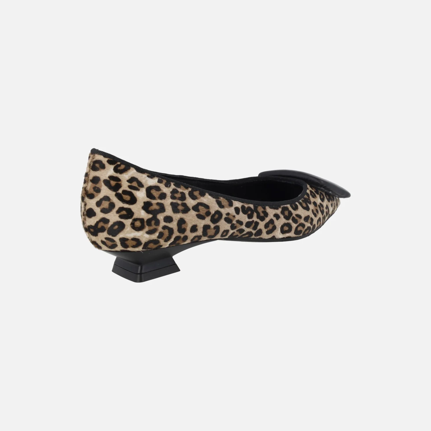 Zapatos de salón en animal print leopardo con adorno acolchado Bed5528ino - Image 4