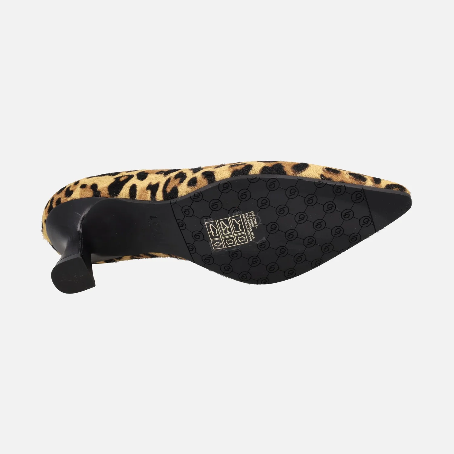 Zapatos de salón Genoma-ino en pelo animal print leopardo - Image 6