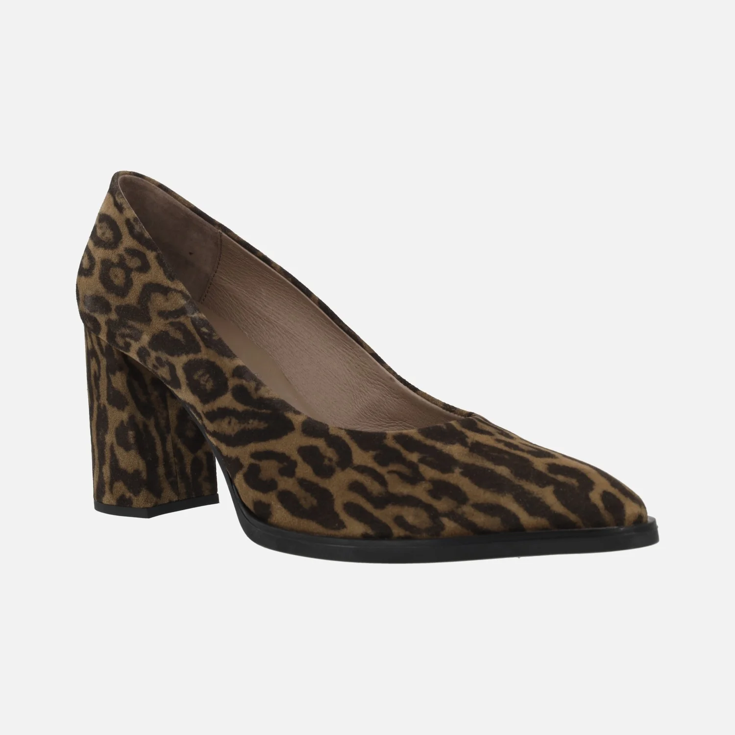 Zapatos de salón Iconic en serraje animal print leopardo - Image 3