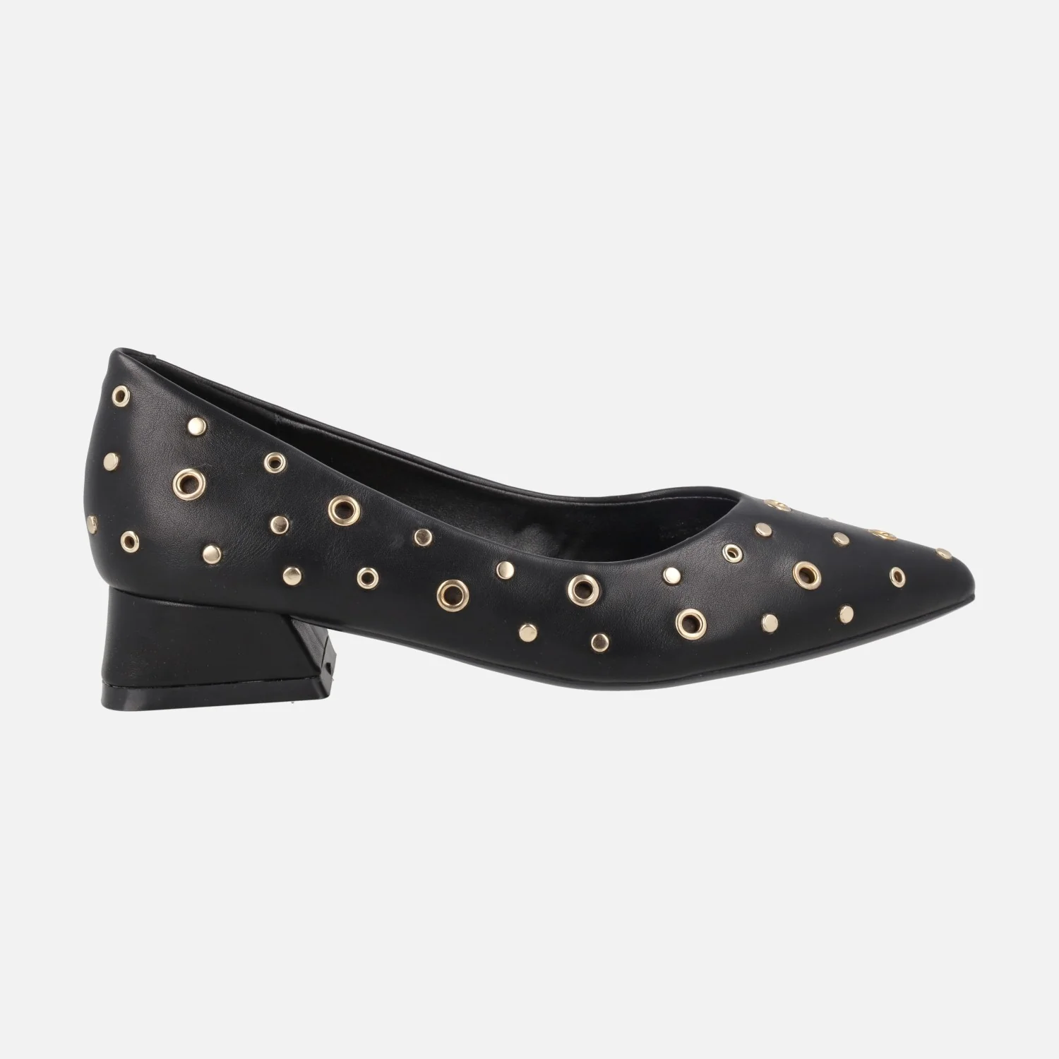 Zapatos de tacón con tachas doradas Kenyon
