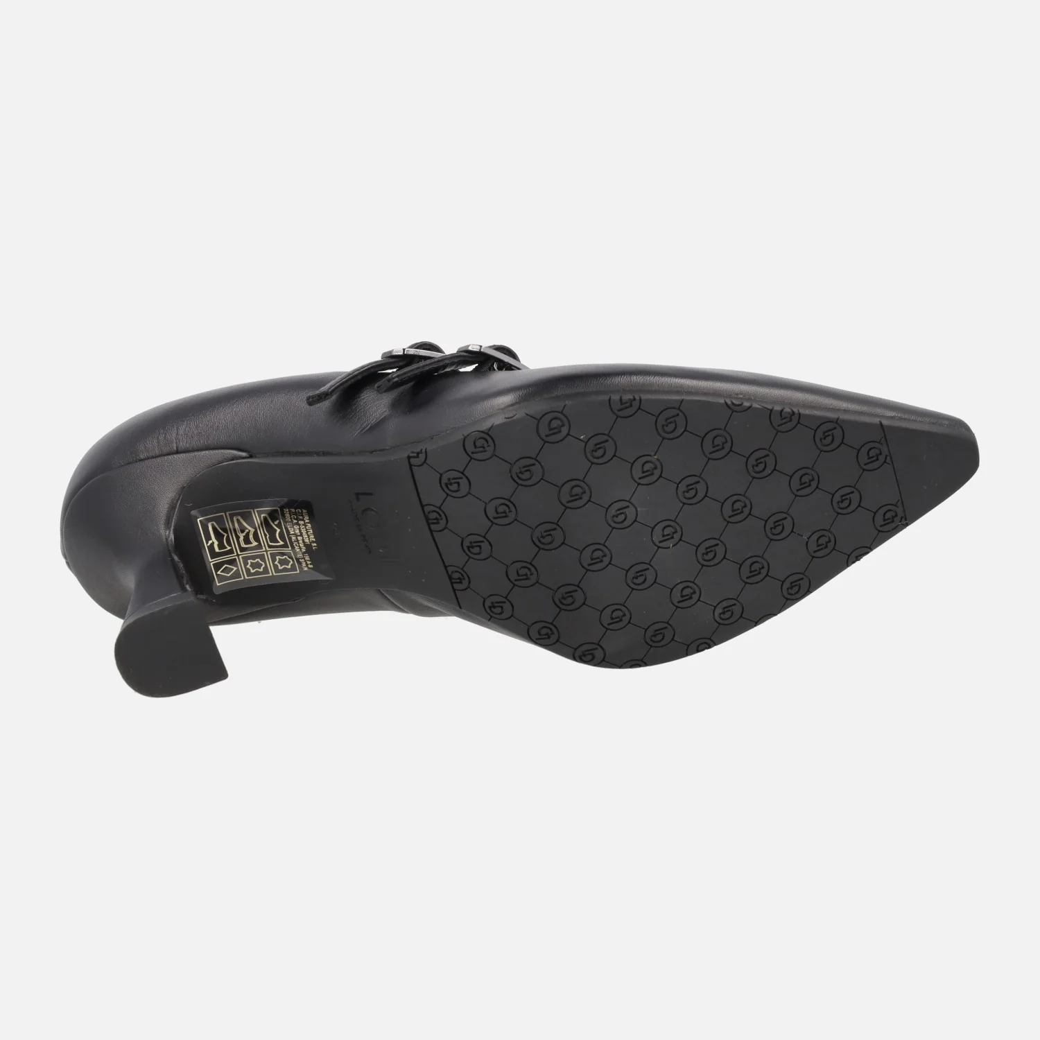 Zapatos de tacón estilo mary jane en piel negra Genila - Image 5