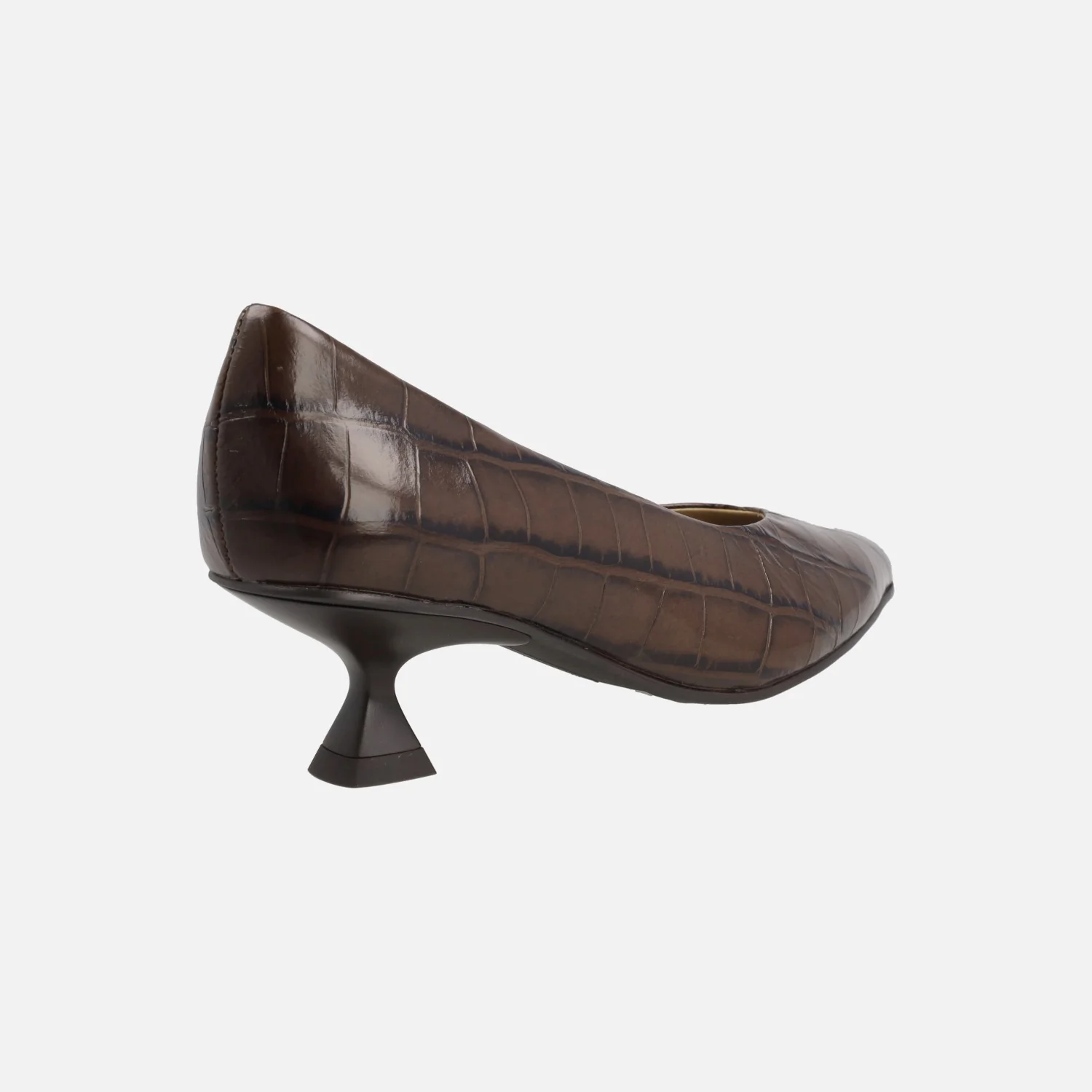 Zapatos de tacón Slatina en piel grabada coco - Image 11
