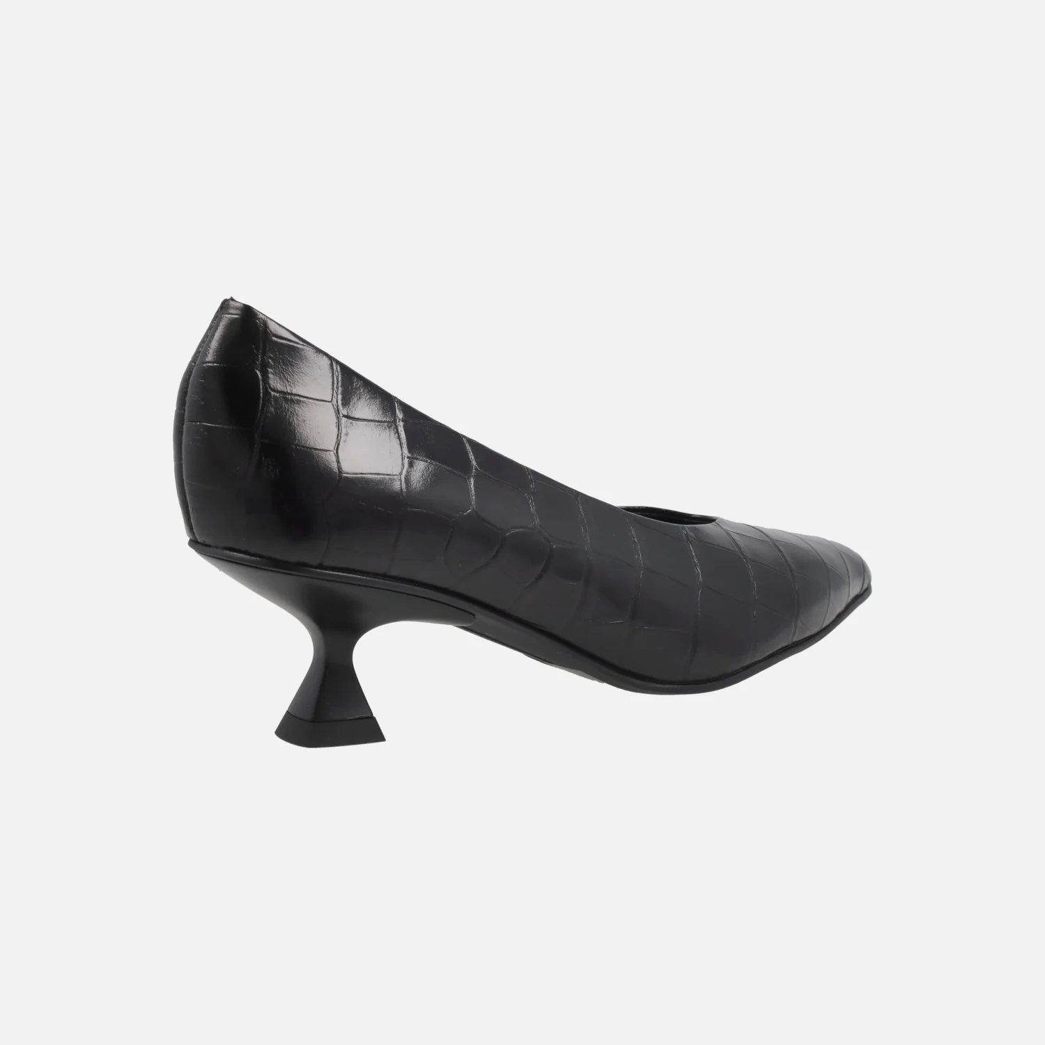 Zapatos de tacón Slatina en piel grabada coco - Image 4
