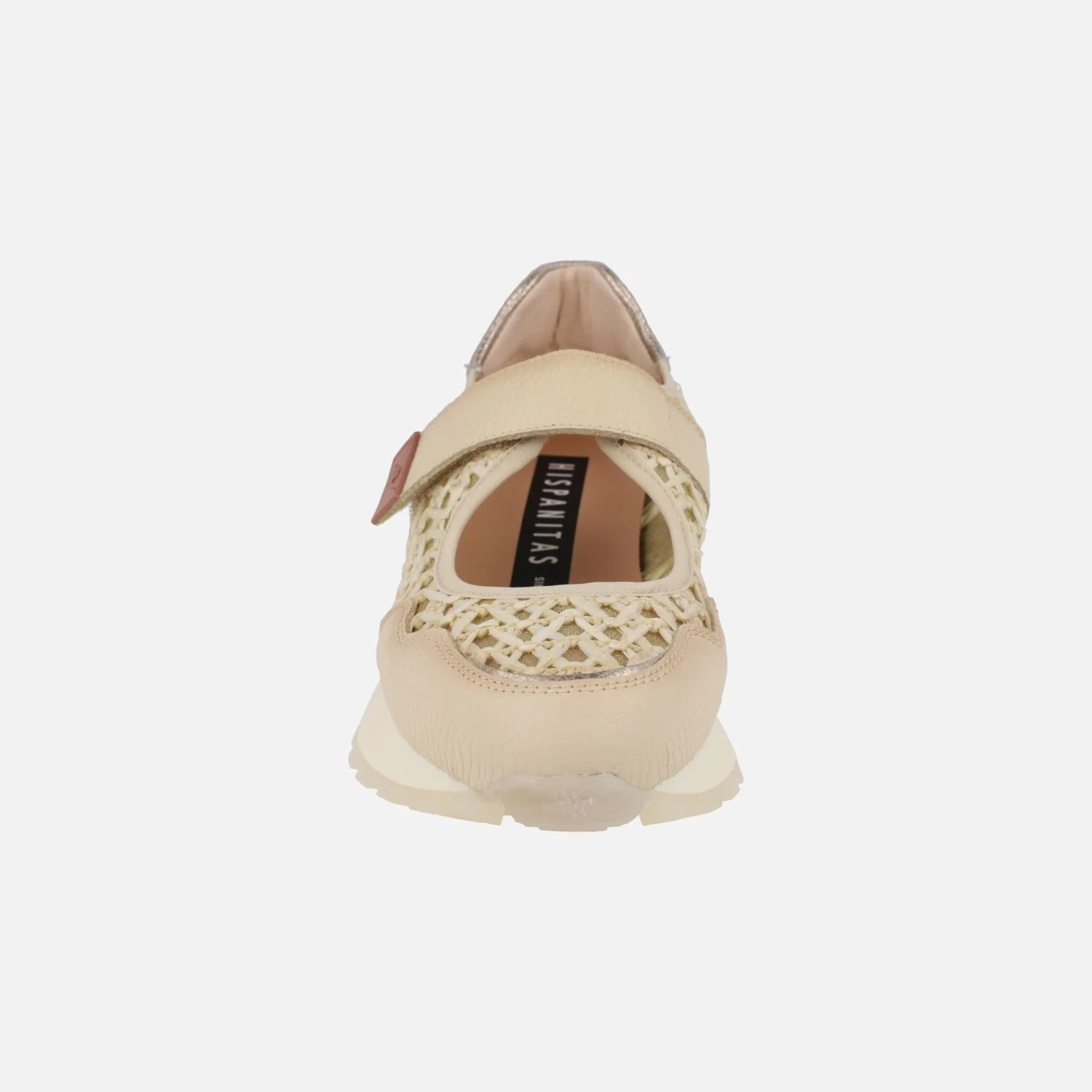 Zapatos deportivos con cierre de velcro Oregon crema - Image 5