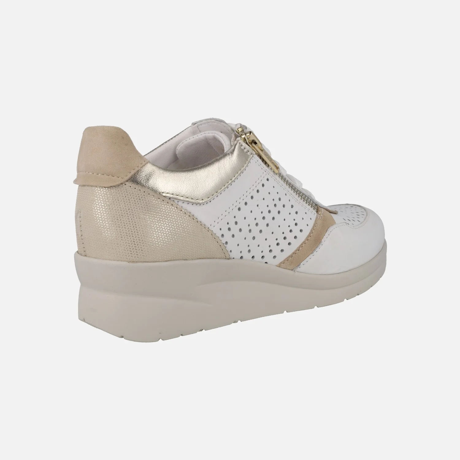 Zapatos deportivos de piel con cordones y cremallera Riposella - Image 10