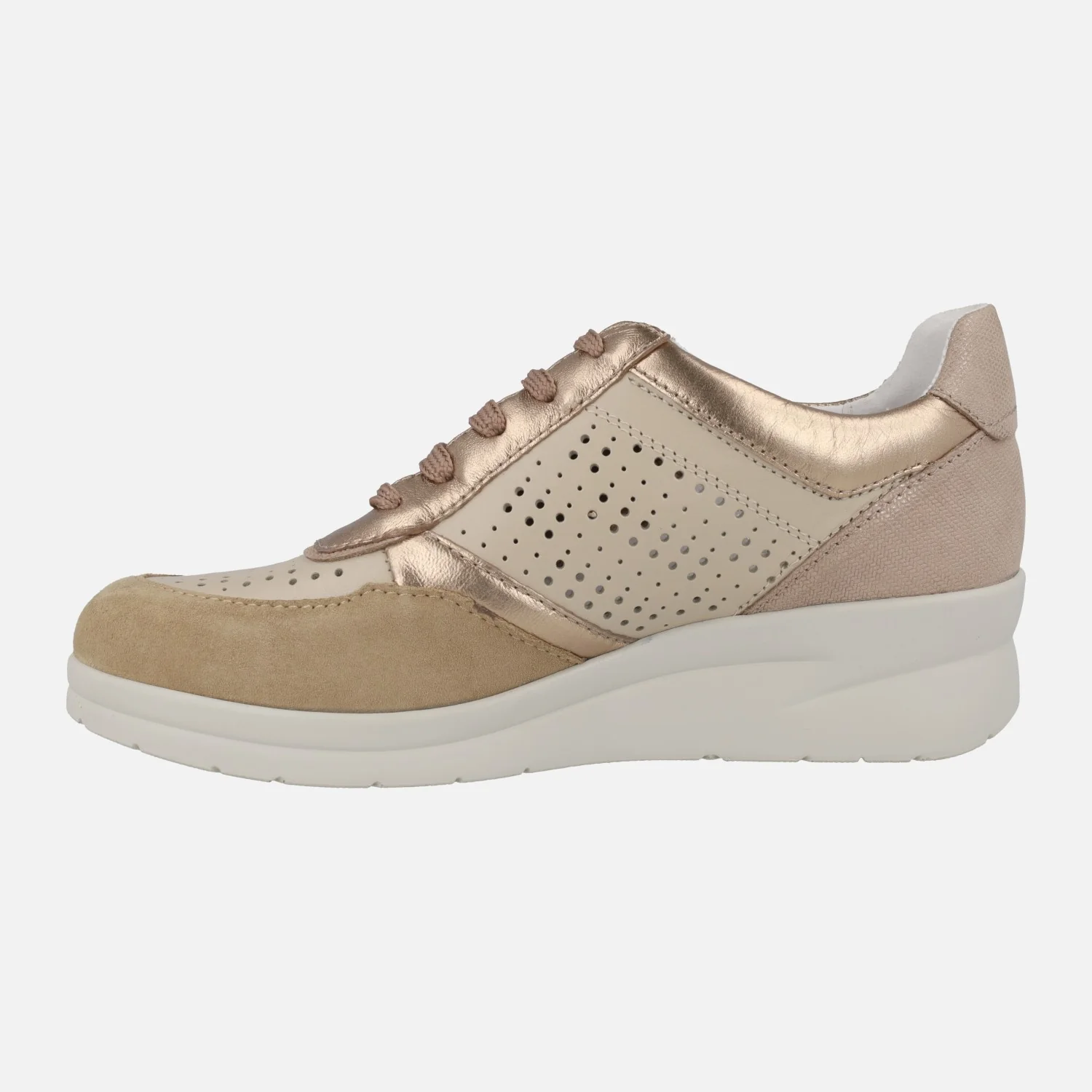 Zapatos deportivos de piel con cordones y cremallera Riposella - Image 3