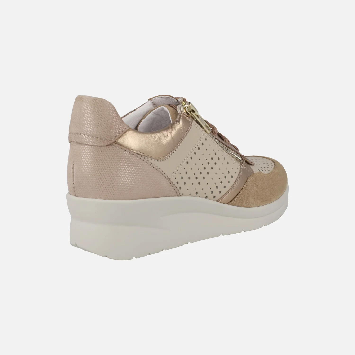 Zapatos deportivos de piel con cordones y cremallera Riposella - Image 4
