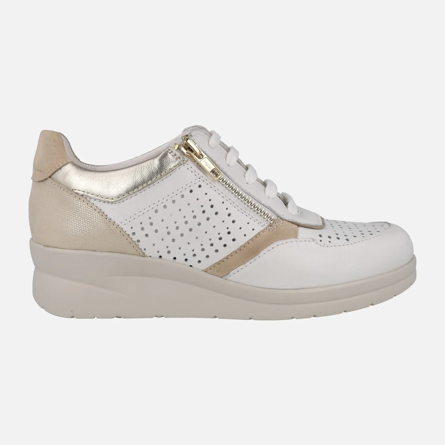Zapatos deportivos de piel con cordones y cremallera Riposella - Image 7