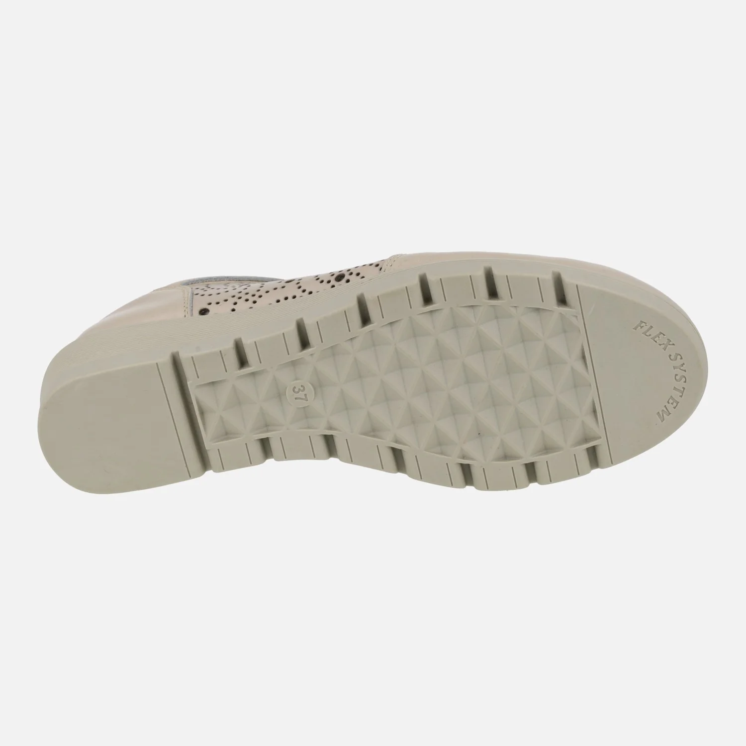 Zapatos deportivos de piel con dibujos troquelados - Image 6