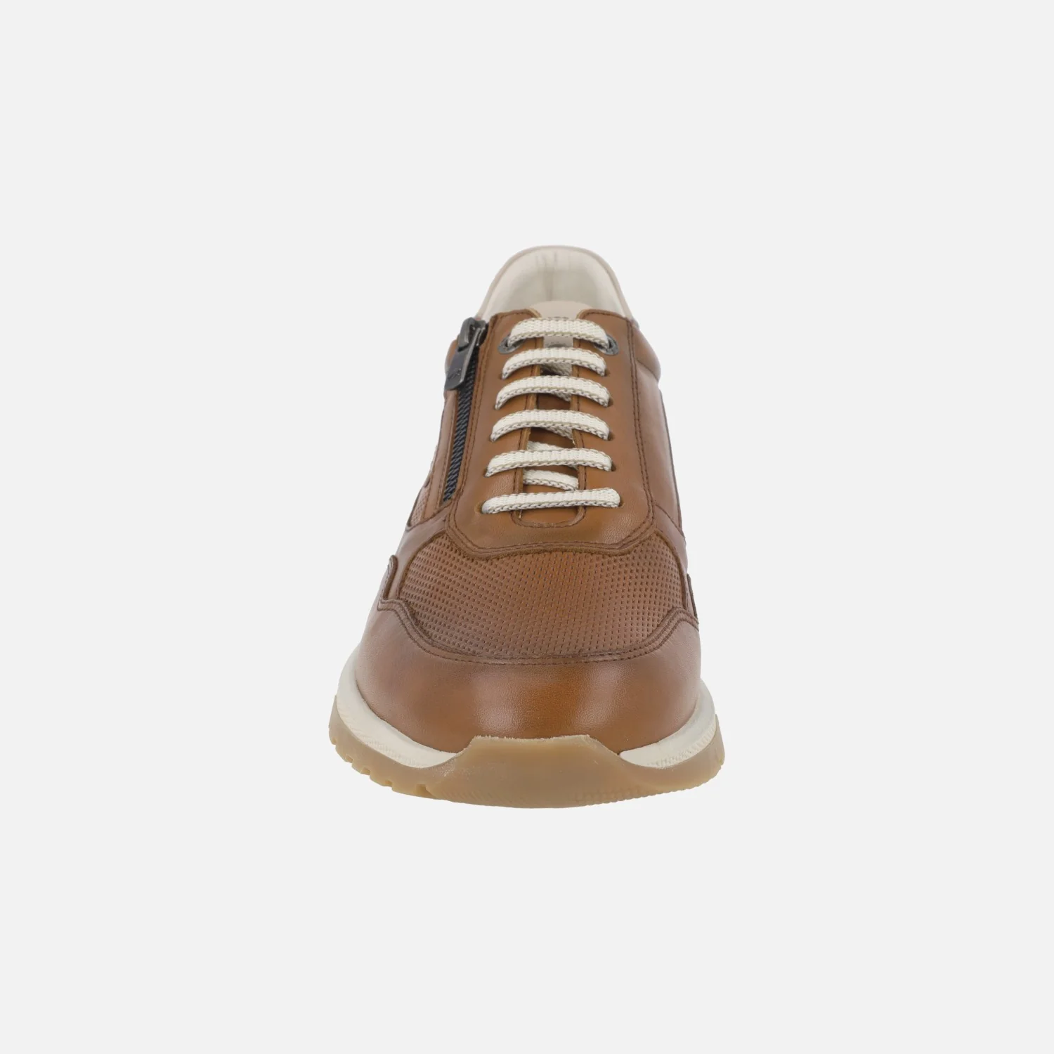 Zapatos deportivos de piel para hombre con cordones y cremallera Karter - Image 5