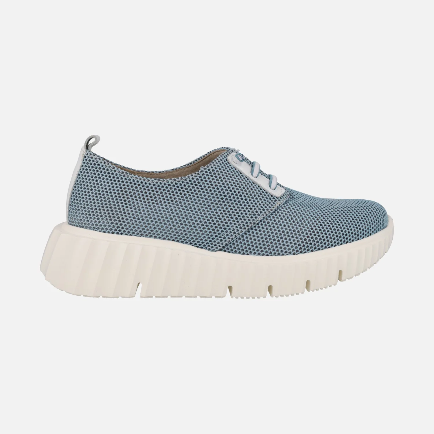 Zapatos deportivos de tejido rejilla con cordones elásticos