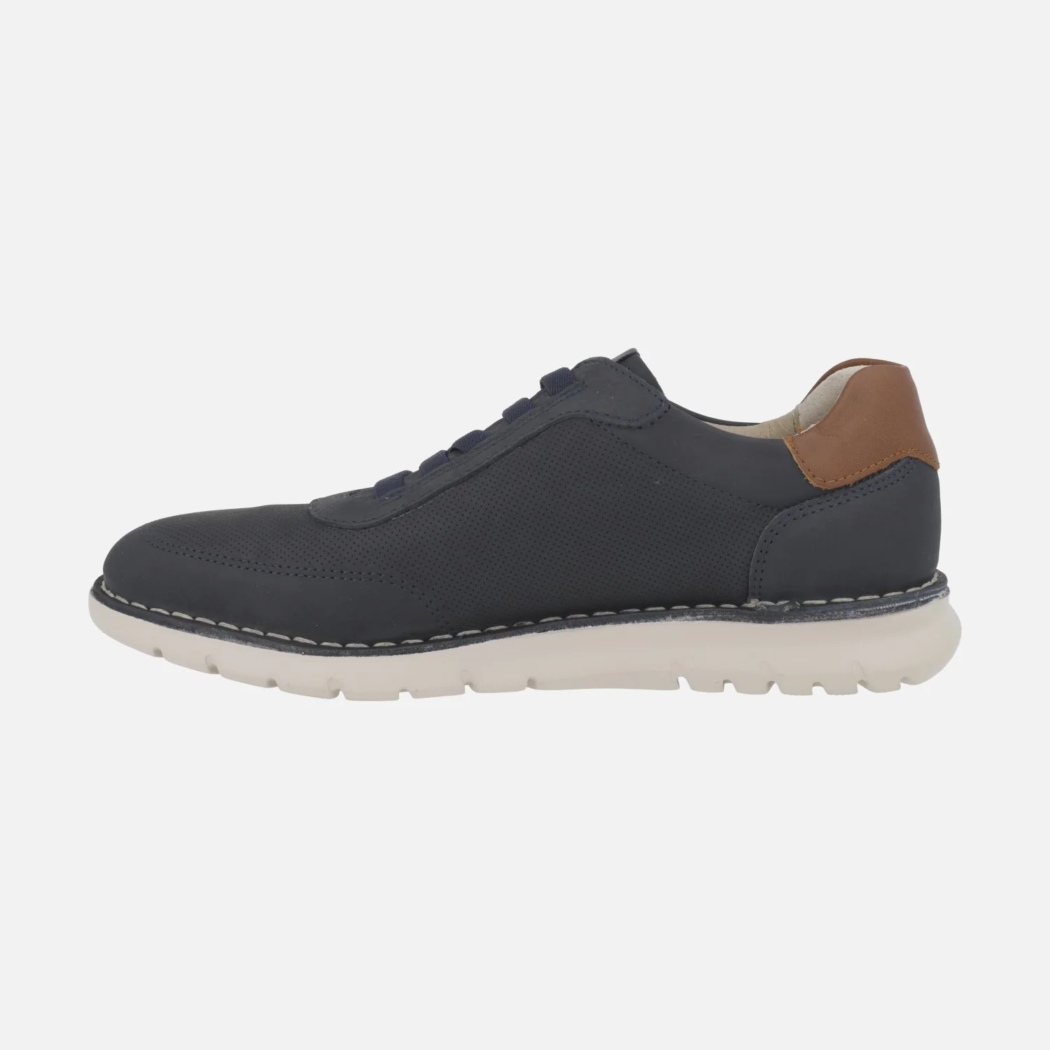 Zapatos deportivos en nobuck con cordones elásticos - Image 9