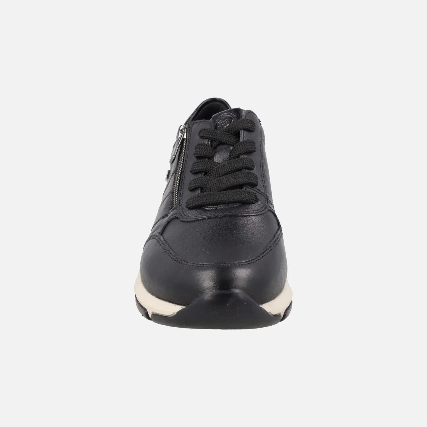 Zapatos deportivos en piel negra con membrana Remonte TEX - Image 5