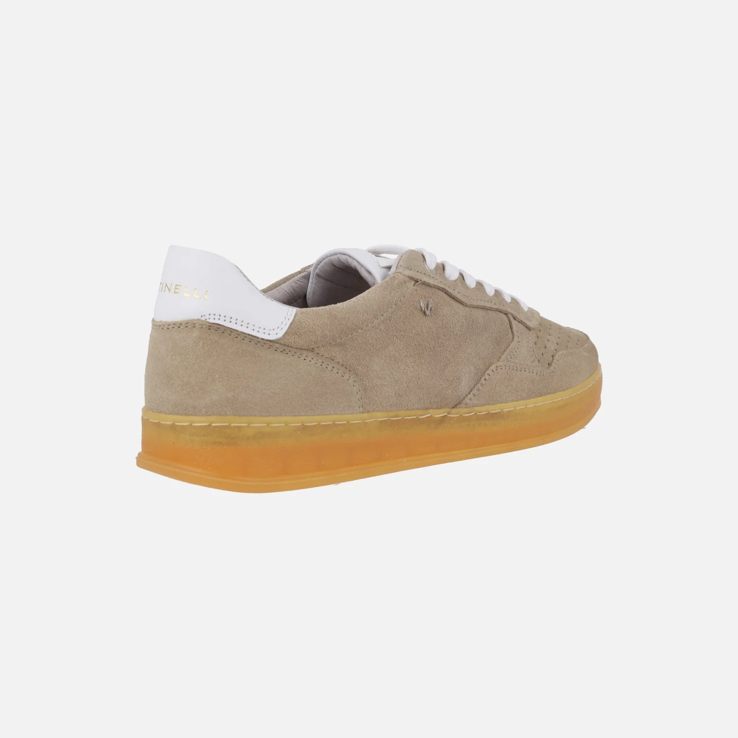 Zapatos deportivos en serraje beige para hombre Seaford - Image 4