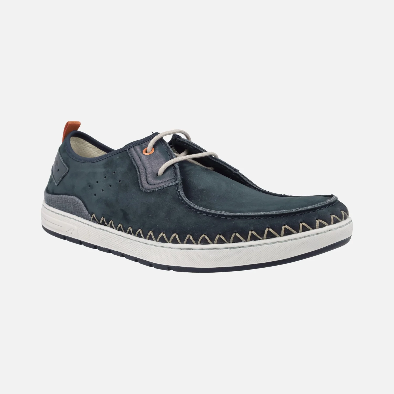 Zapatos deportivos Lester en piel nobuck con cordones - Image 8