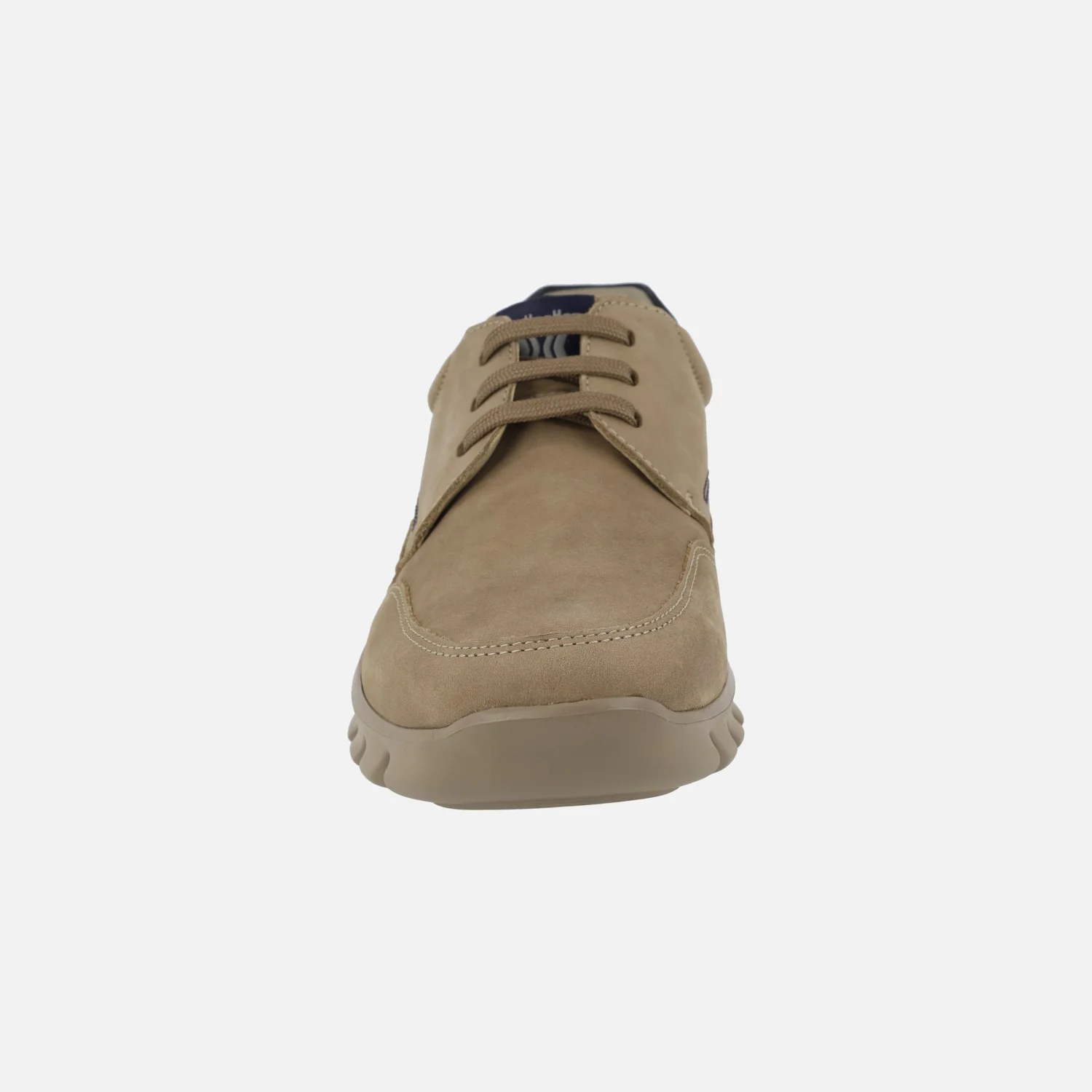 Zapatos deportivos Mazi en nobuck engrasado taupe - Image 5