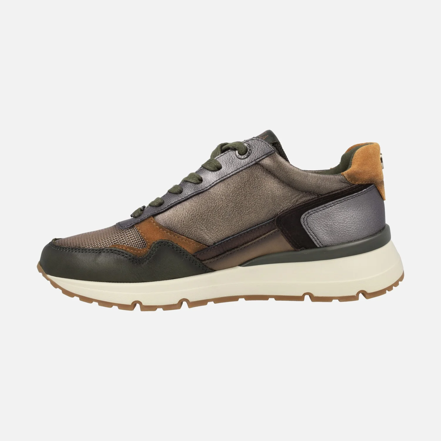 Zapatos deportivos multi material con cremallera y cordones - Image 10
