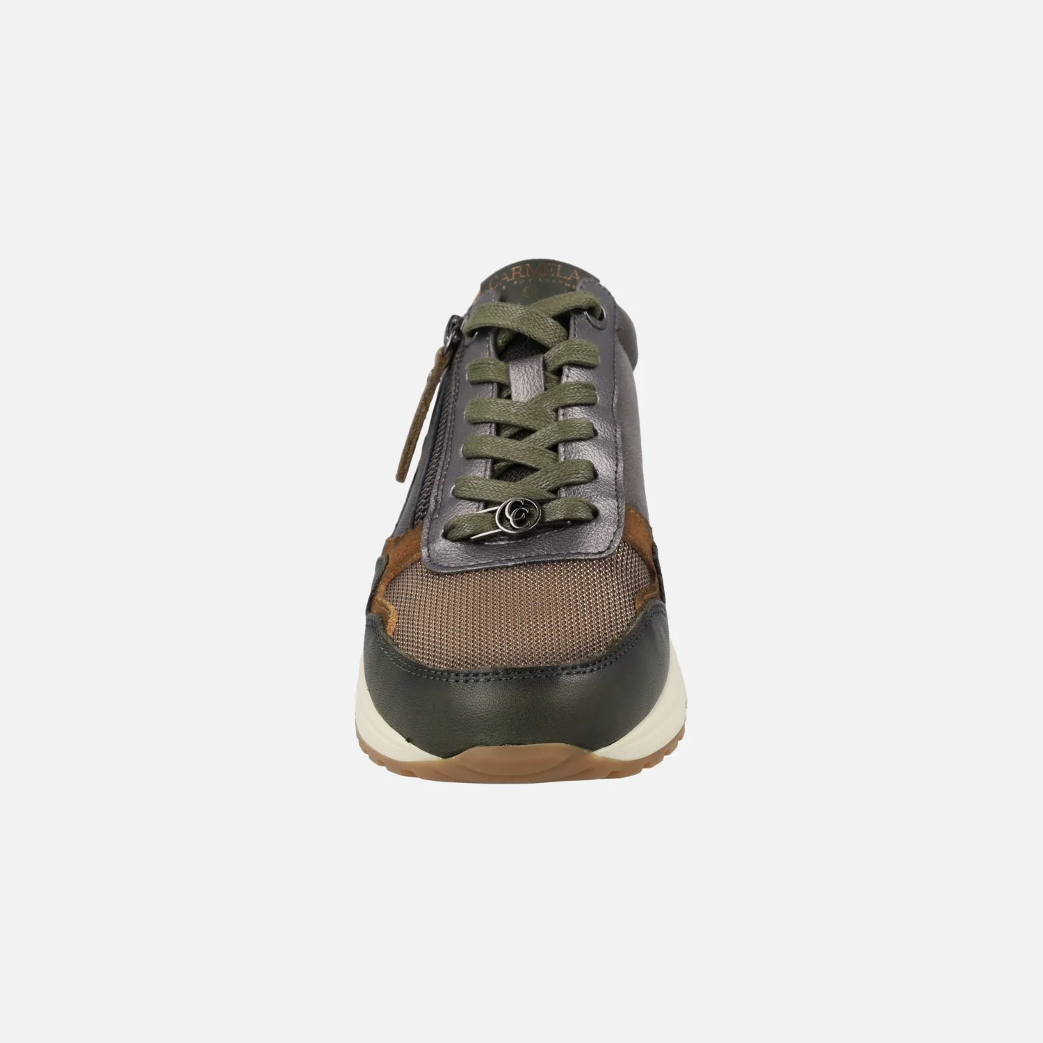 Zapatos deportivos multi material con cremallera y cordones - Image 11