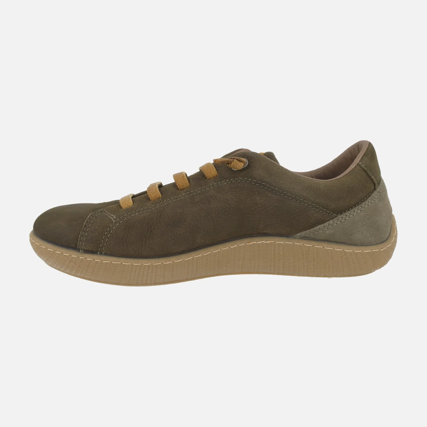 Zapatos deportivos OKI de piel nobuck con elásticos para hombre - Image 9
