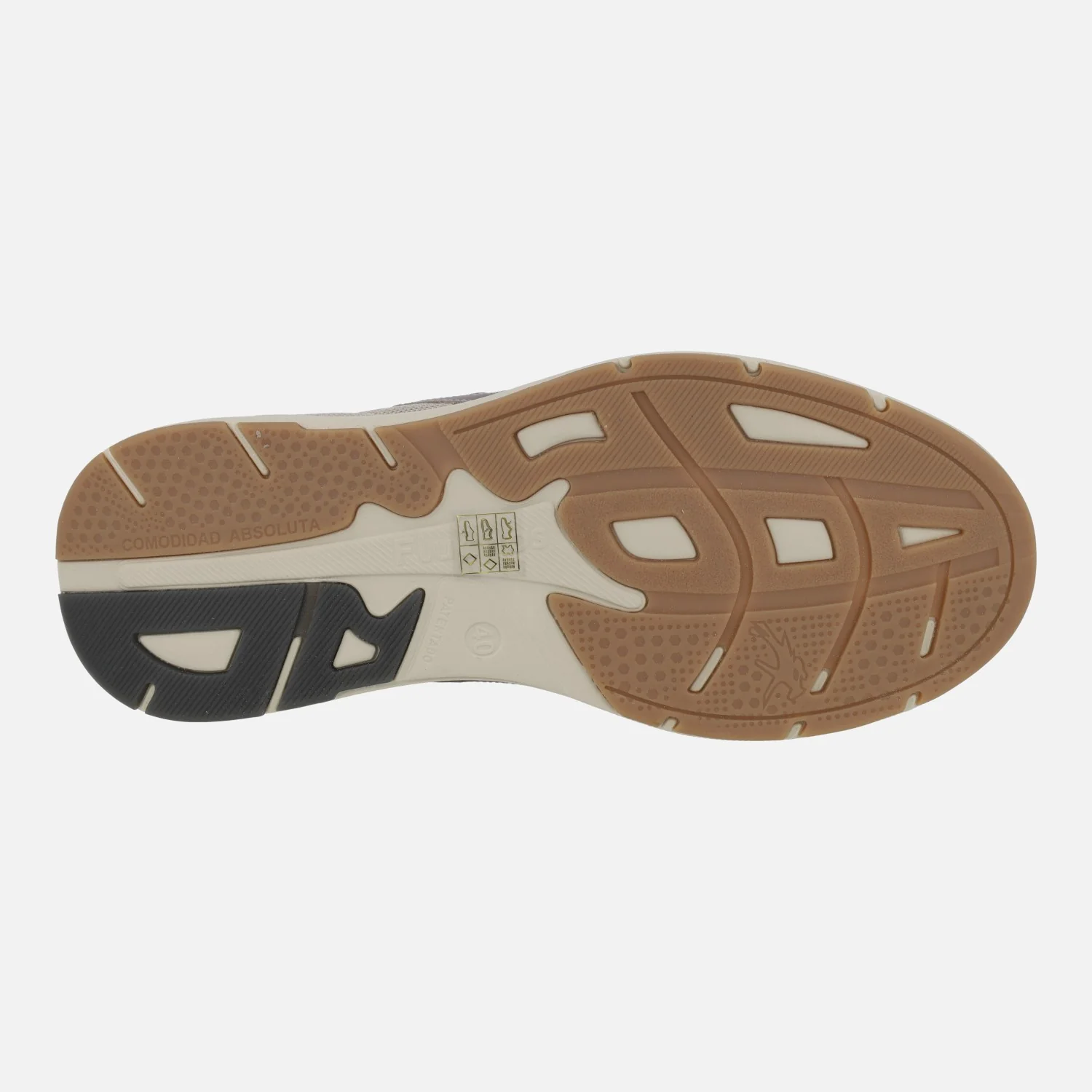 Zapatos deportivos para hombre en combinado de tejido y serraje línea TRENTO - Image 6