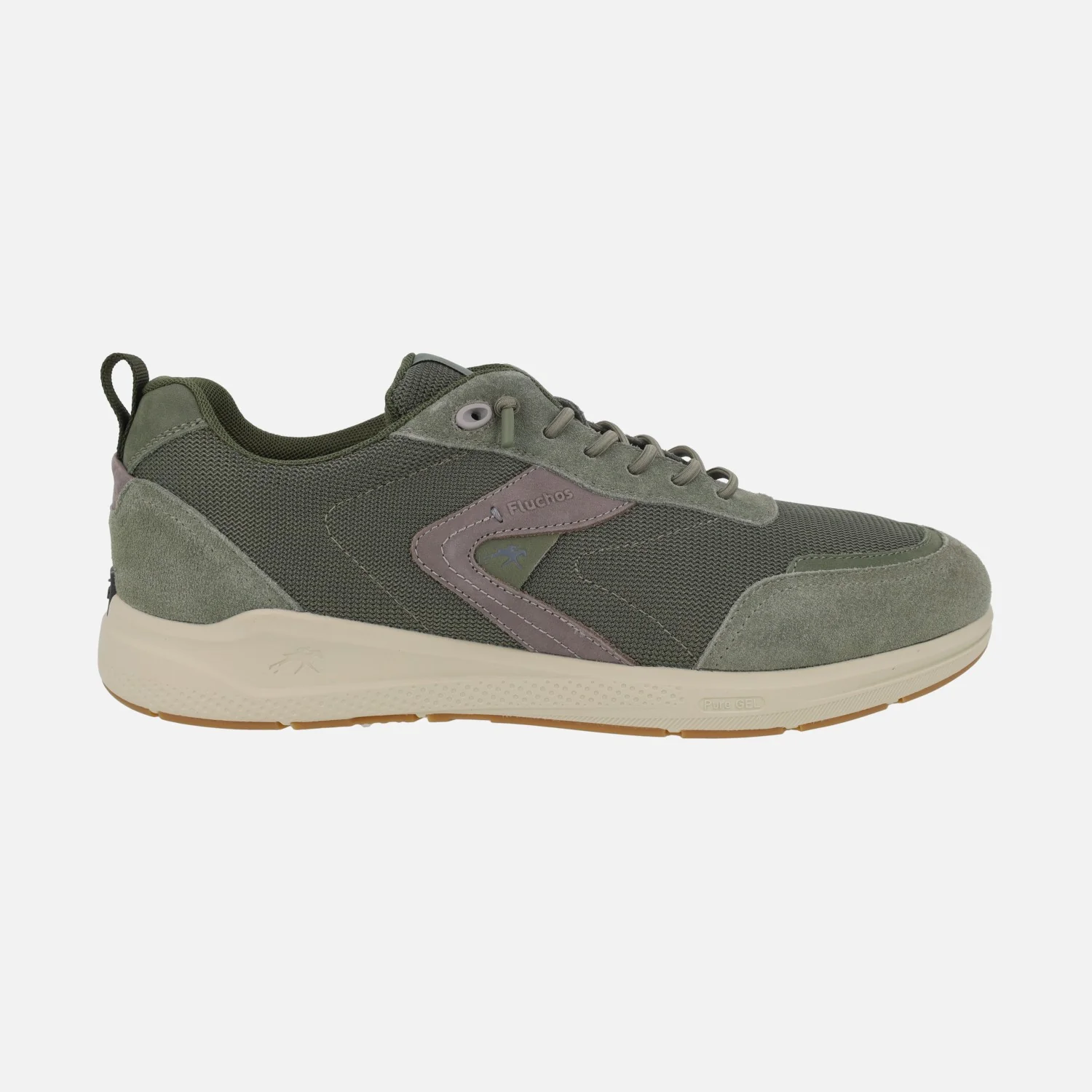 Zapatos deportivos para hombre en combinado de tejido y serraje línea TRENTO - Image 7